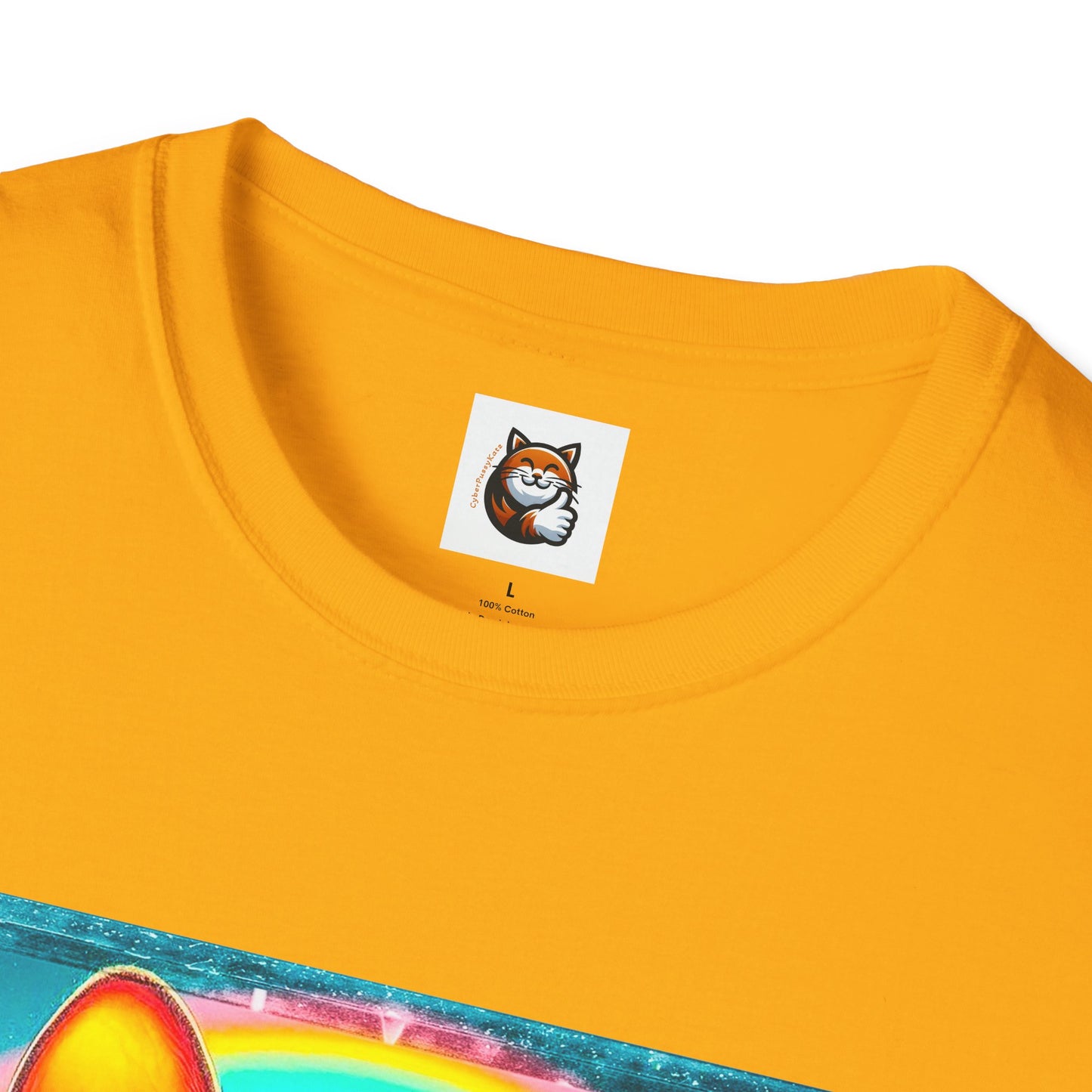 Devon Rex Cat Unisex Softstyle T-Shirt