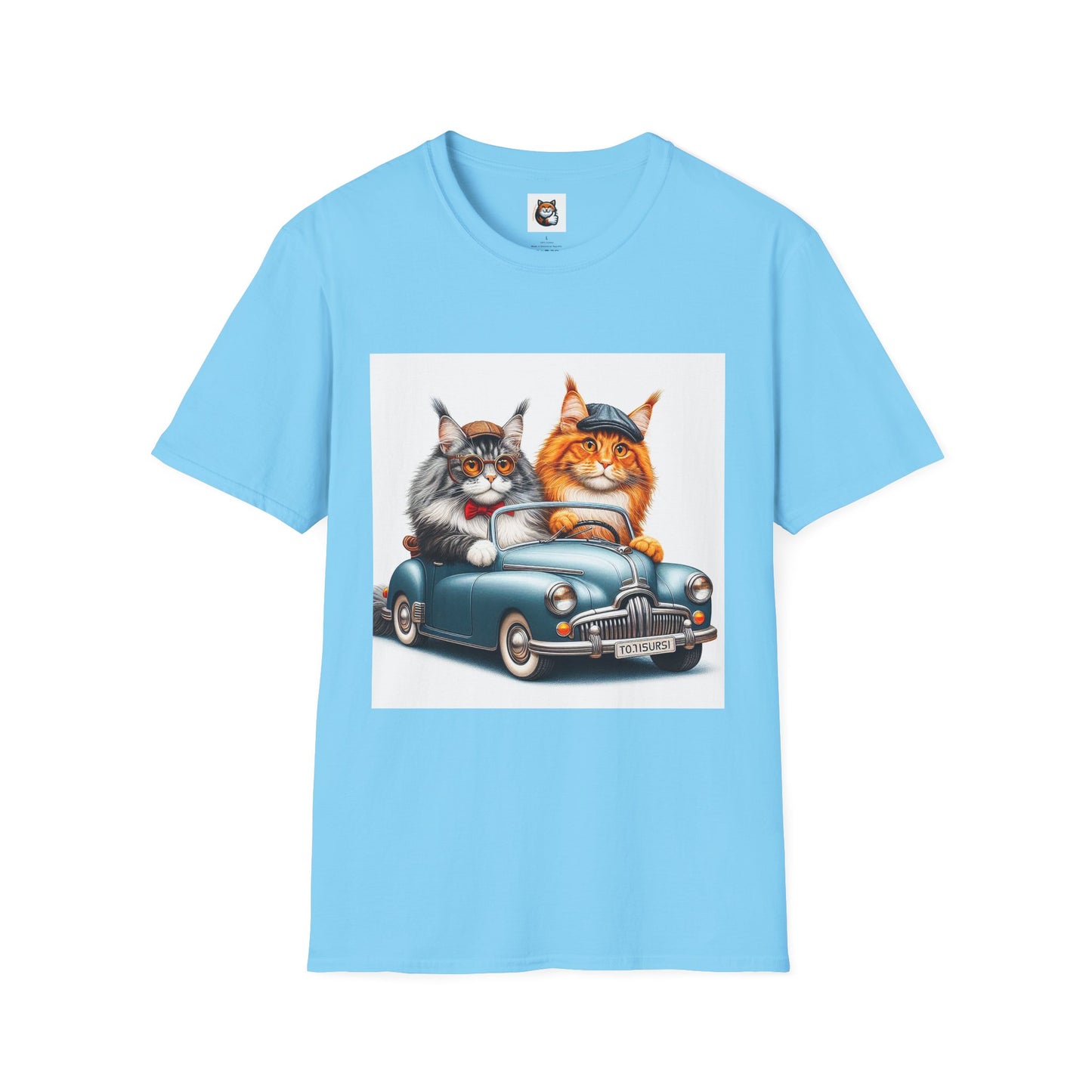 Wacky Maine Coon Unisex Softstyle T-Shirt