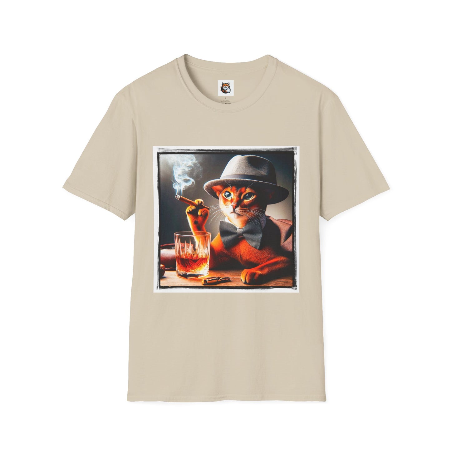 Abyssinian cigar smoking Softstyle T-Shirt
