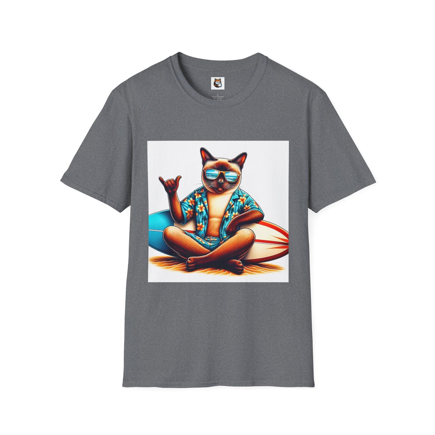 Siamese Cat surfing