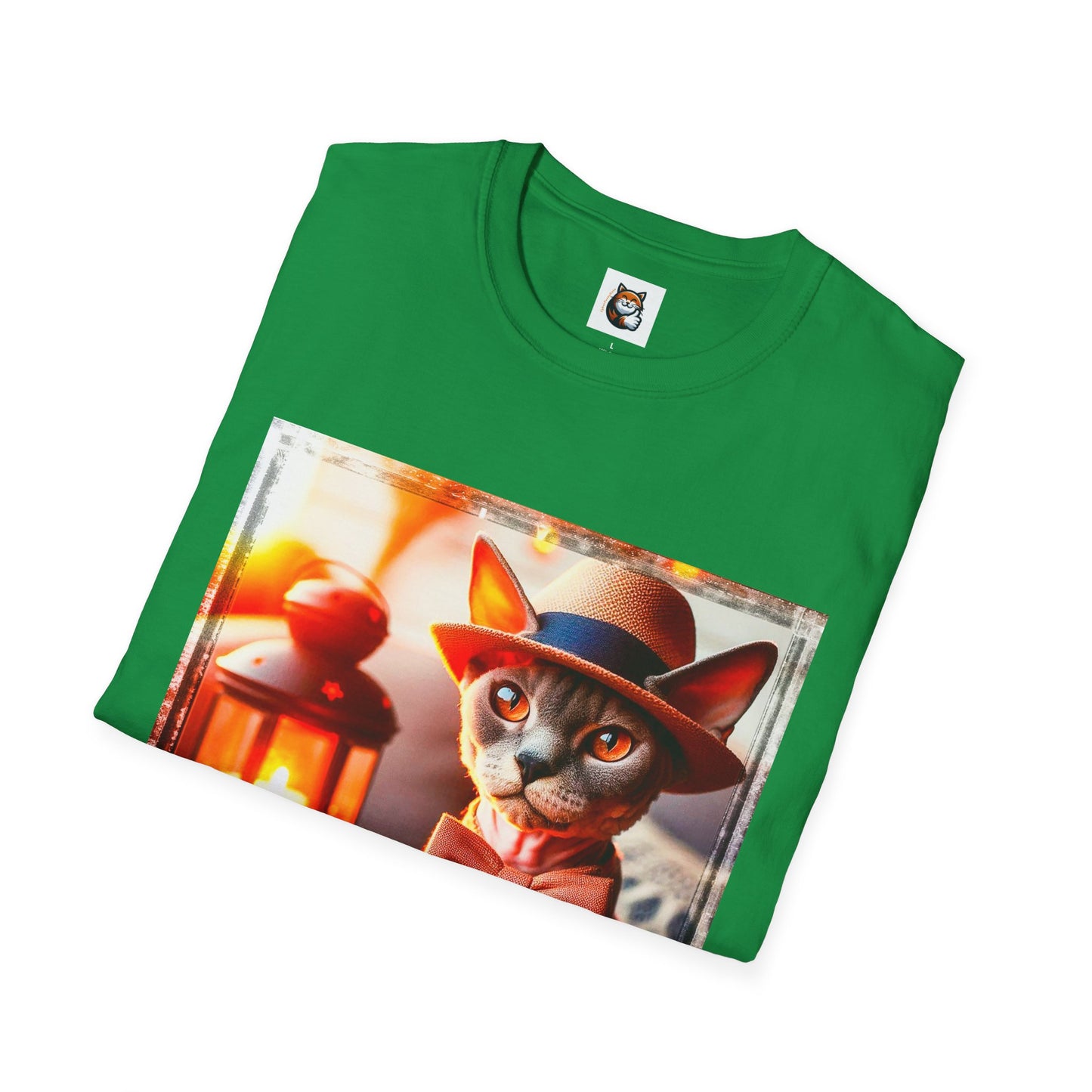 Devon Rex Cat Unisex Softstyle T-Shirt