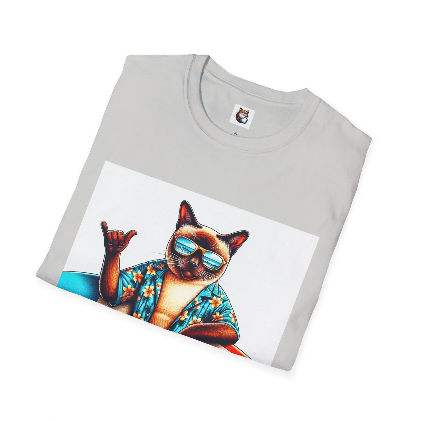 Siamese Cat surfing