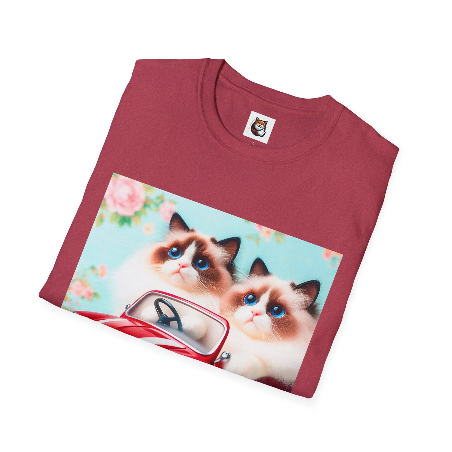 Wacky Ragdoll Unisex Softstyle T-Shirt by Printify