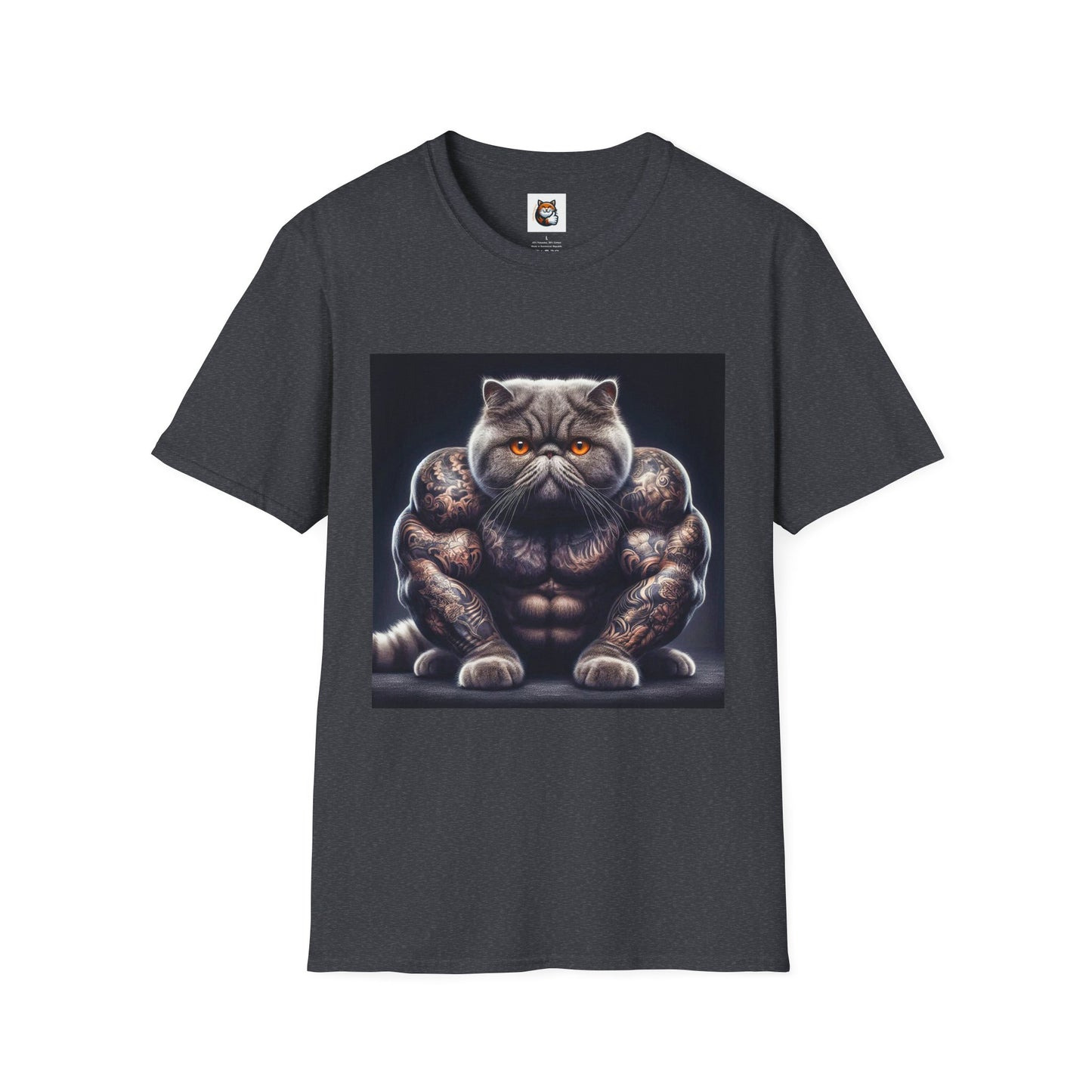 Exotic Shorthair Cat Unisex Softstyle T-Shirt