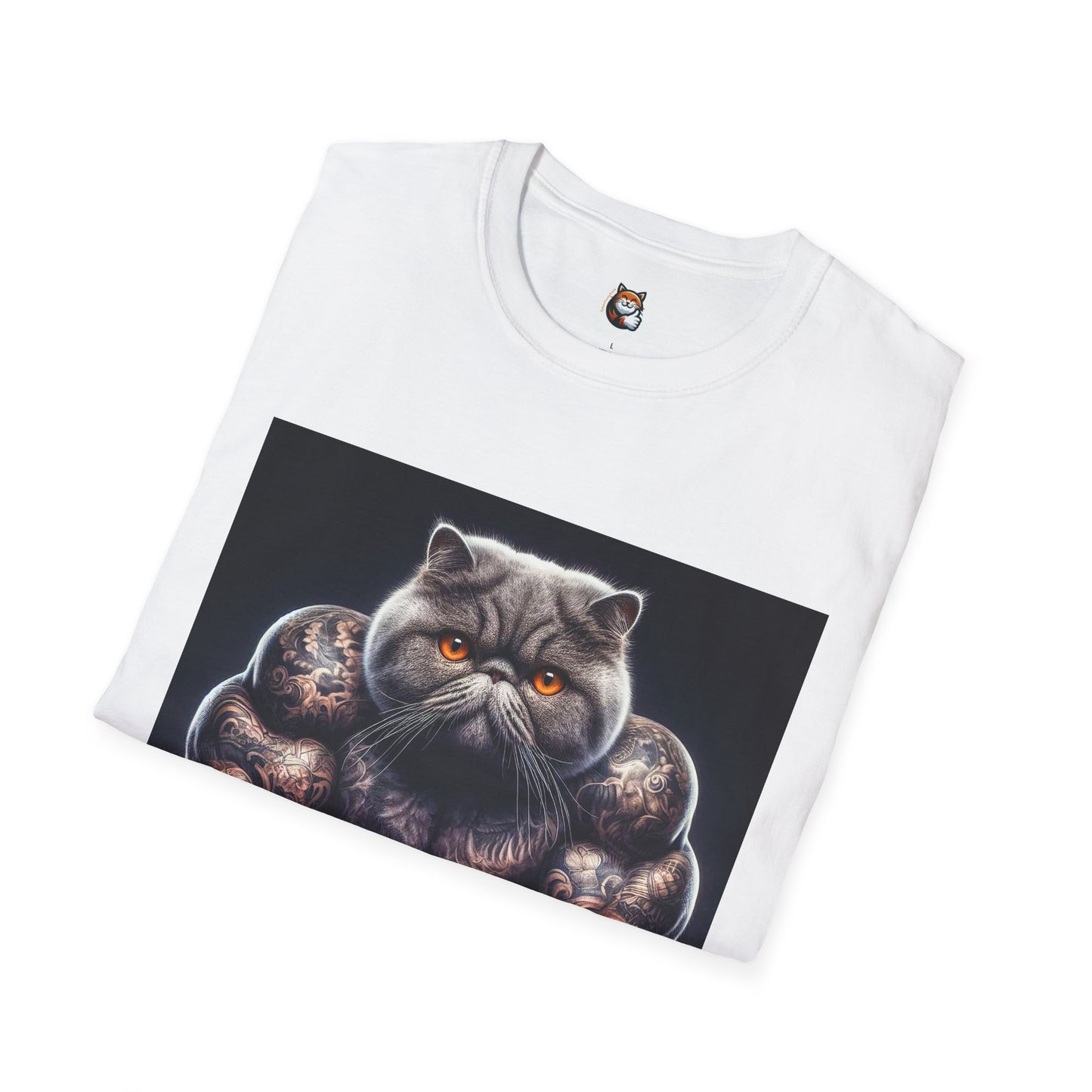 Exotic Shorthair Cat Unisex Softstyle T-Shirt