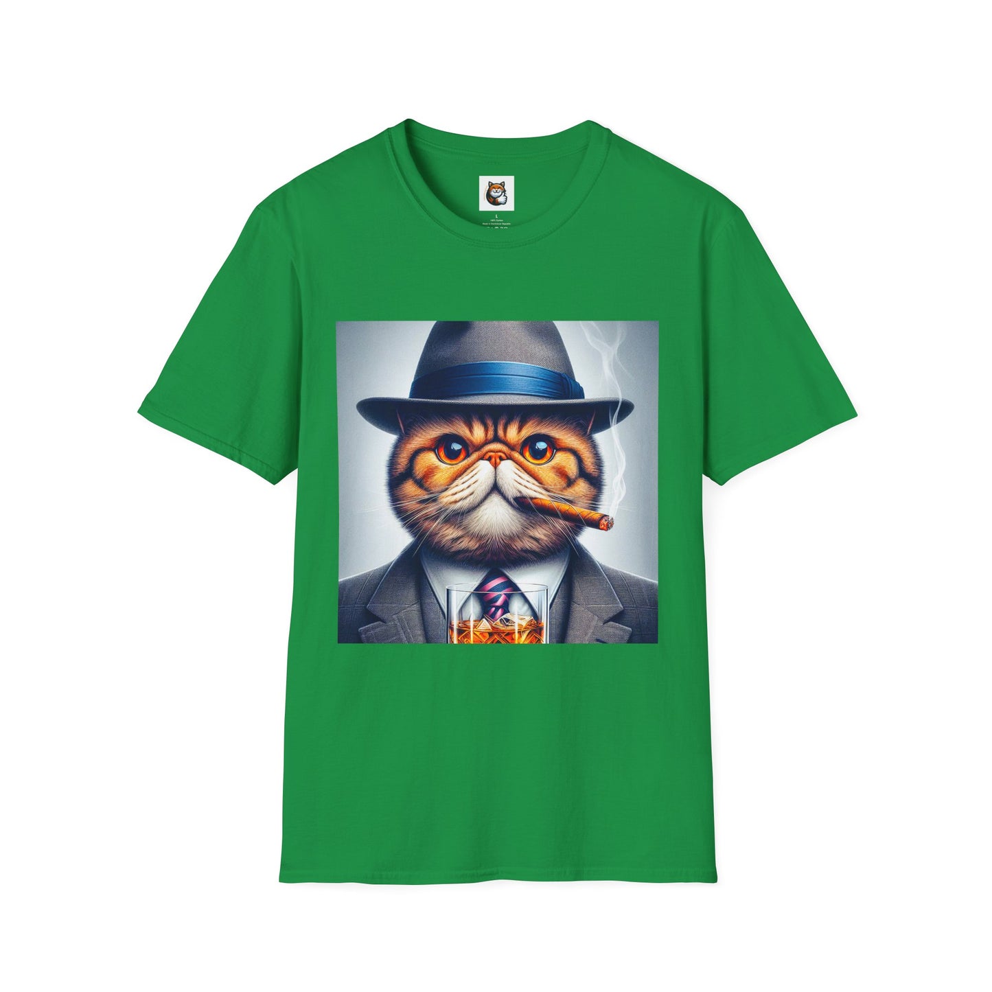 Exotic Shorthair Cat Unisex Softstyle T-Shirt