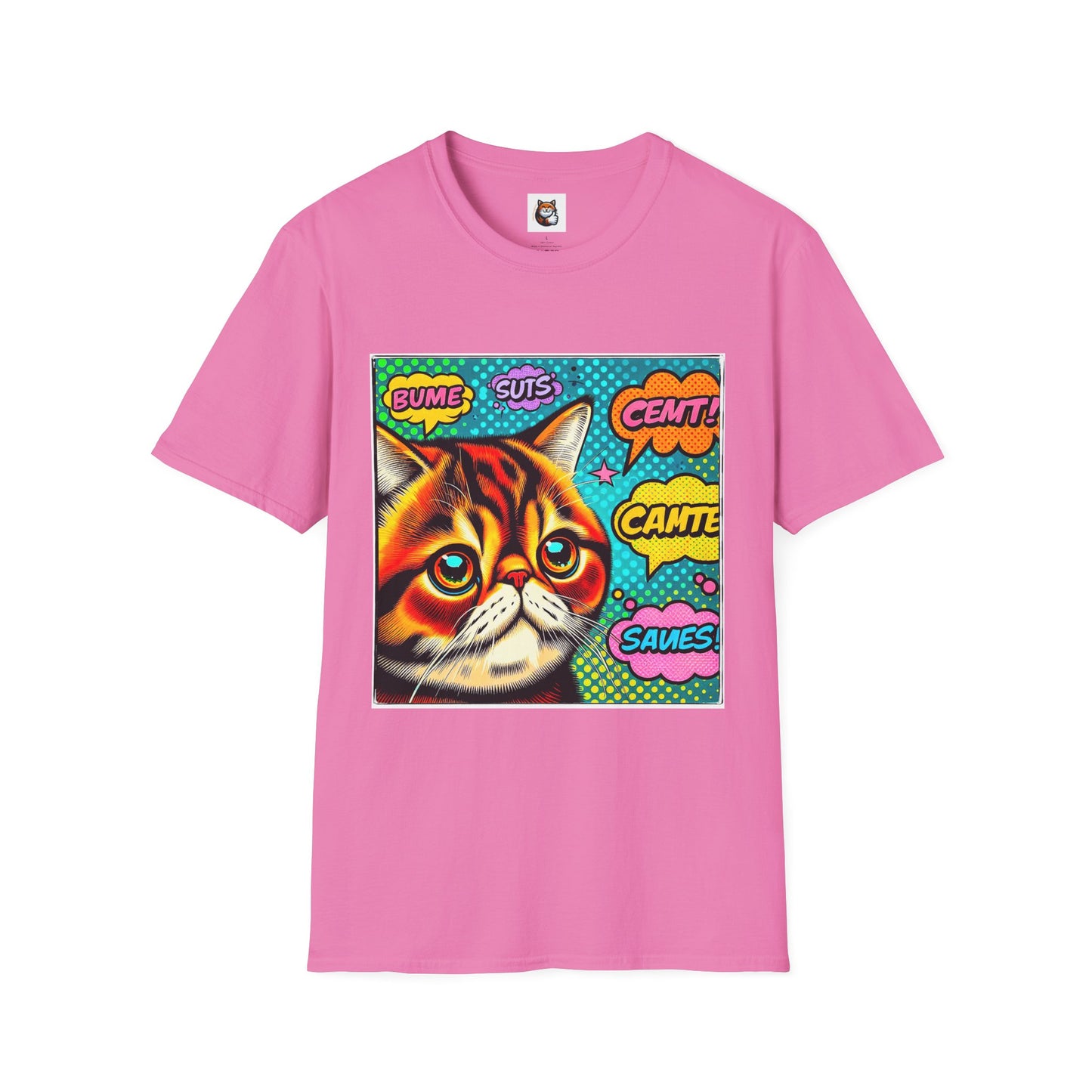 Exotic Shorthair Cat Unisex Softstyle T-Shirt