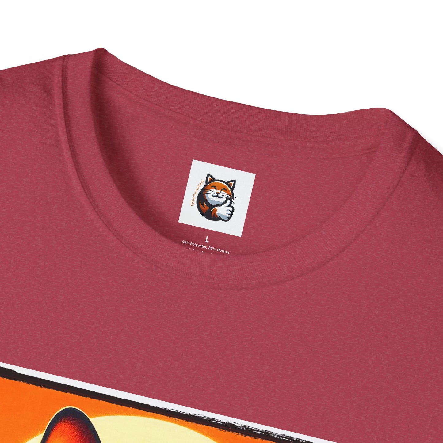 Cornish Rex Cat crashing waves T-Shirt