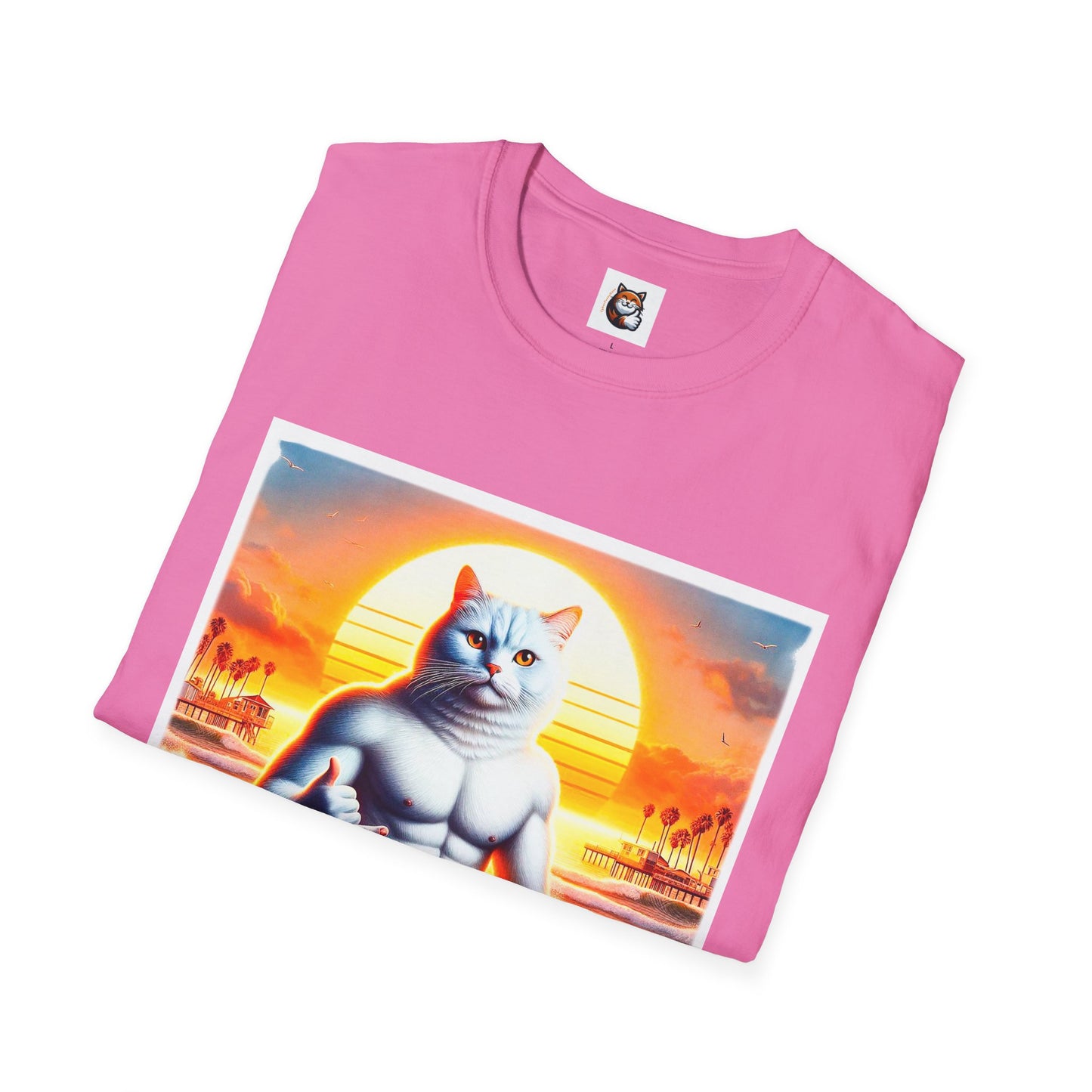 Domestic Cat Unisex Softstyle T-Shirt