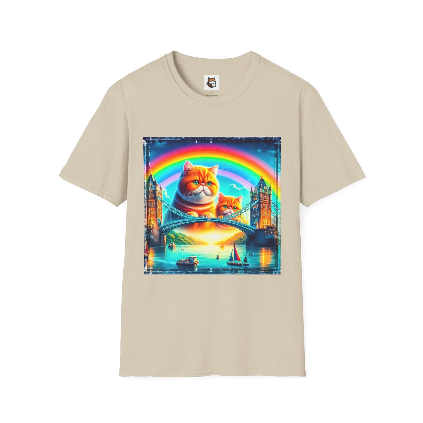 Exotic Shorthair Cat Unisex Softstyle T-Shirt