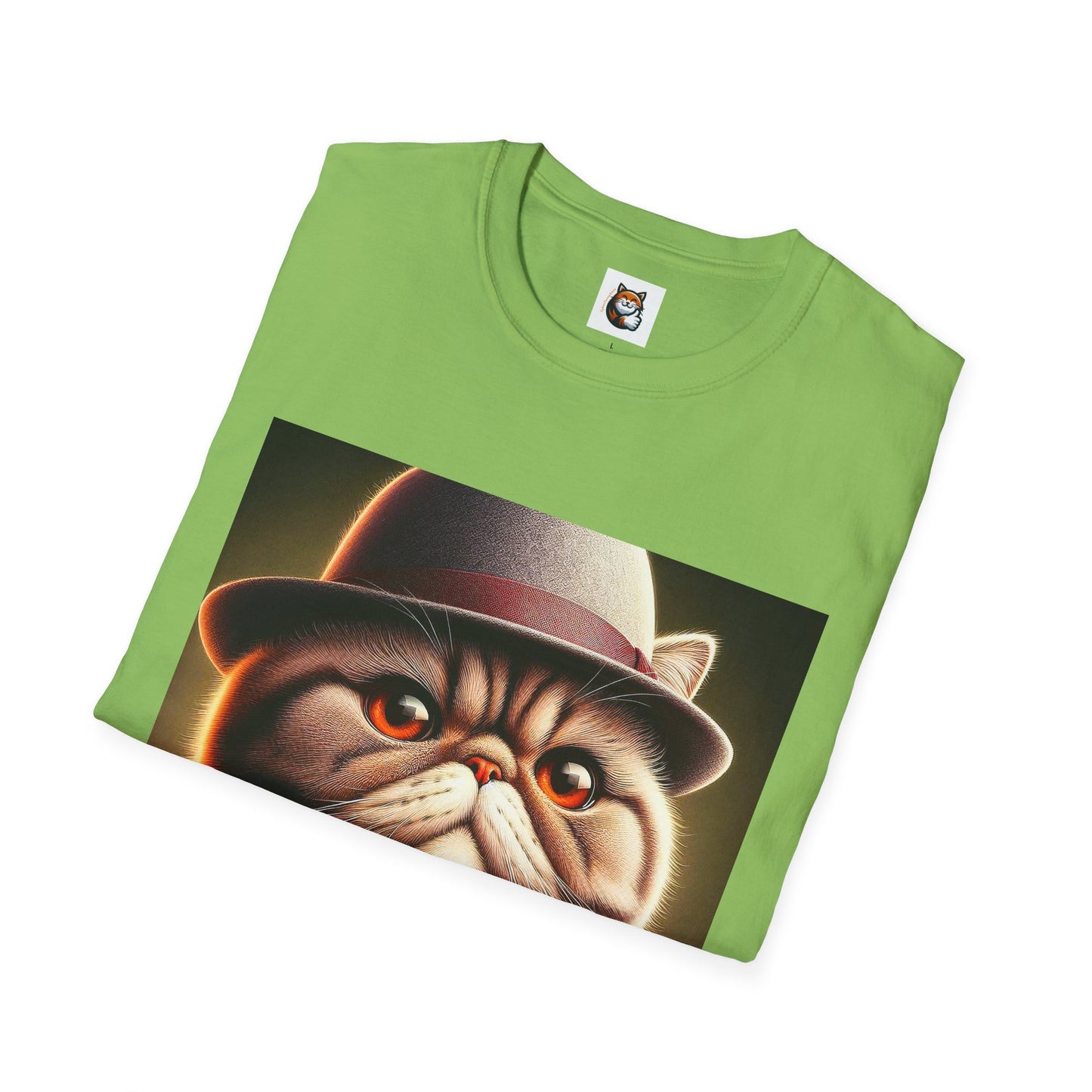 Exotic Shorthair Cat Unisex Softstyle T-Shirt