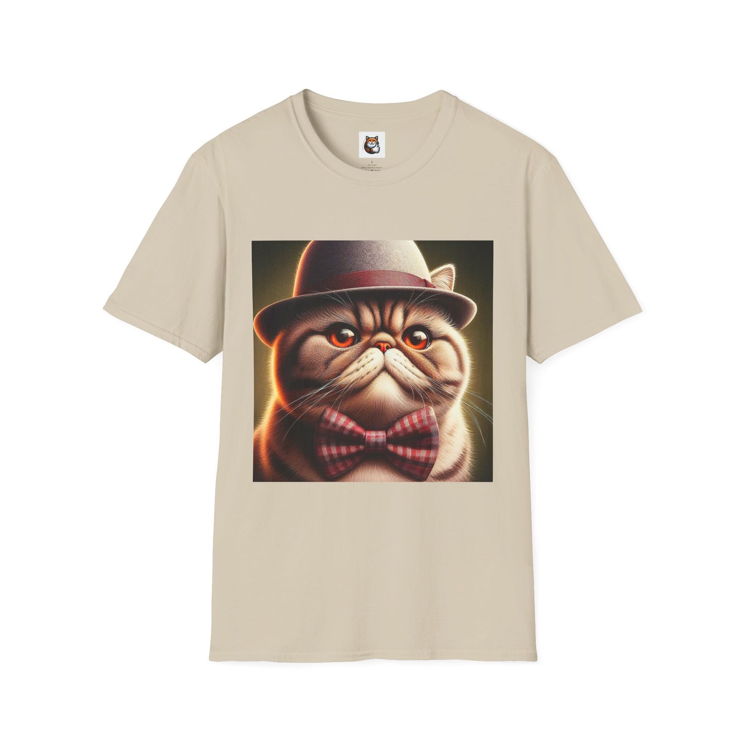 Exotic Shorthair Cat Unisex Softstyle T-Shirt