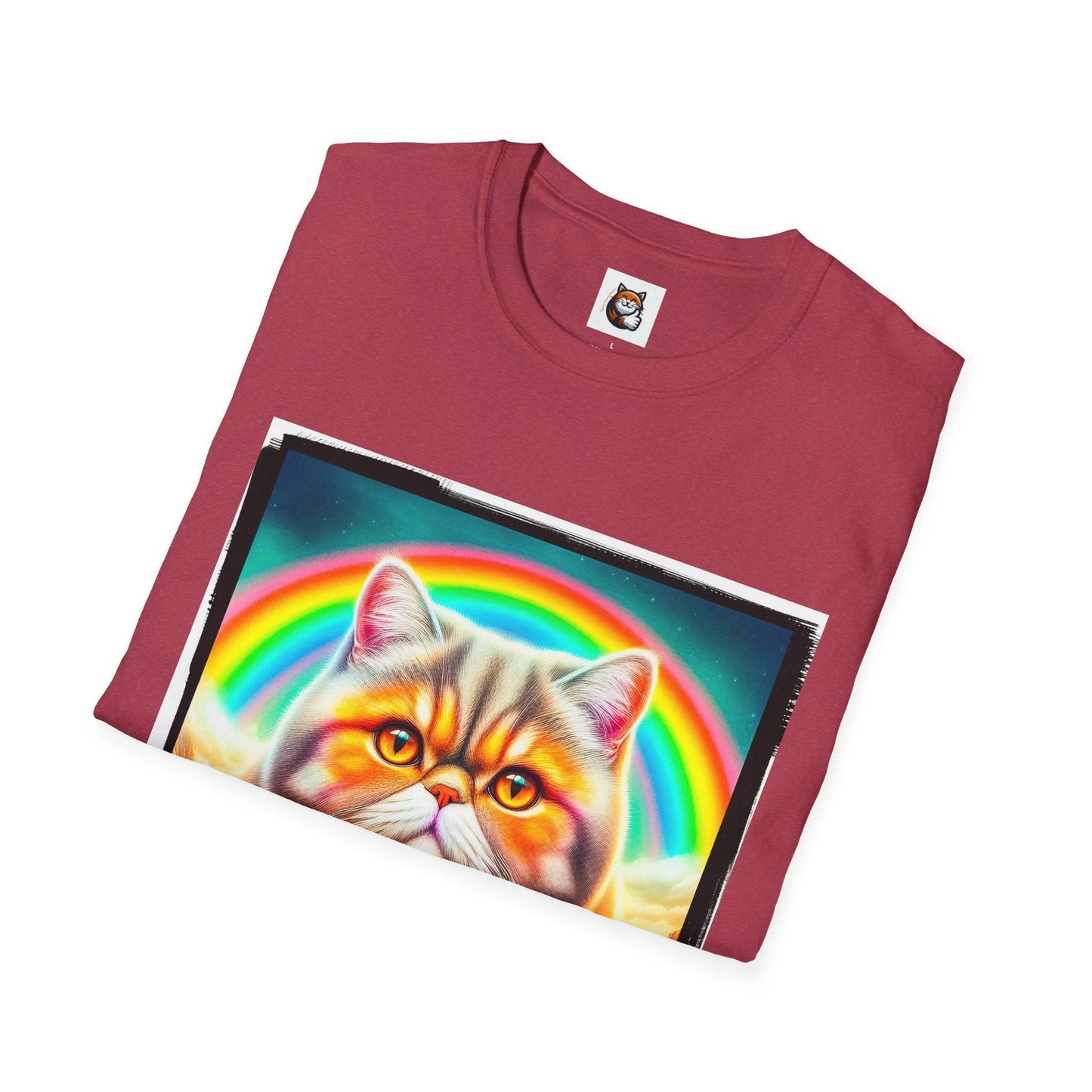Exotic Shorthair Cat Unisex Softstyle T-Shirt by Printify