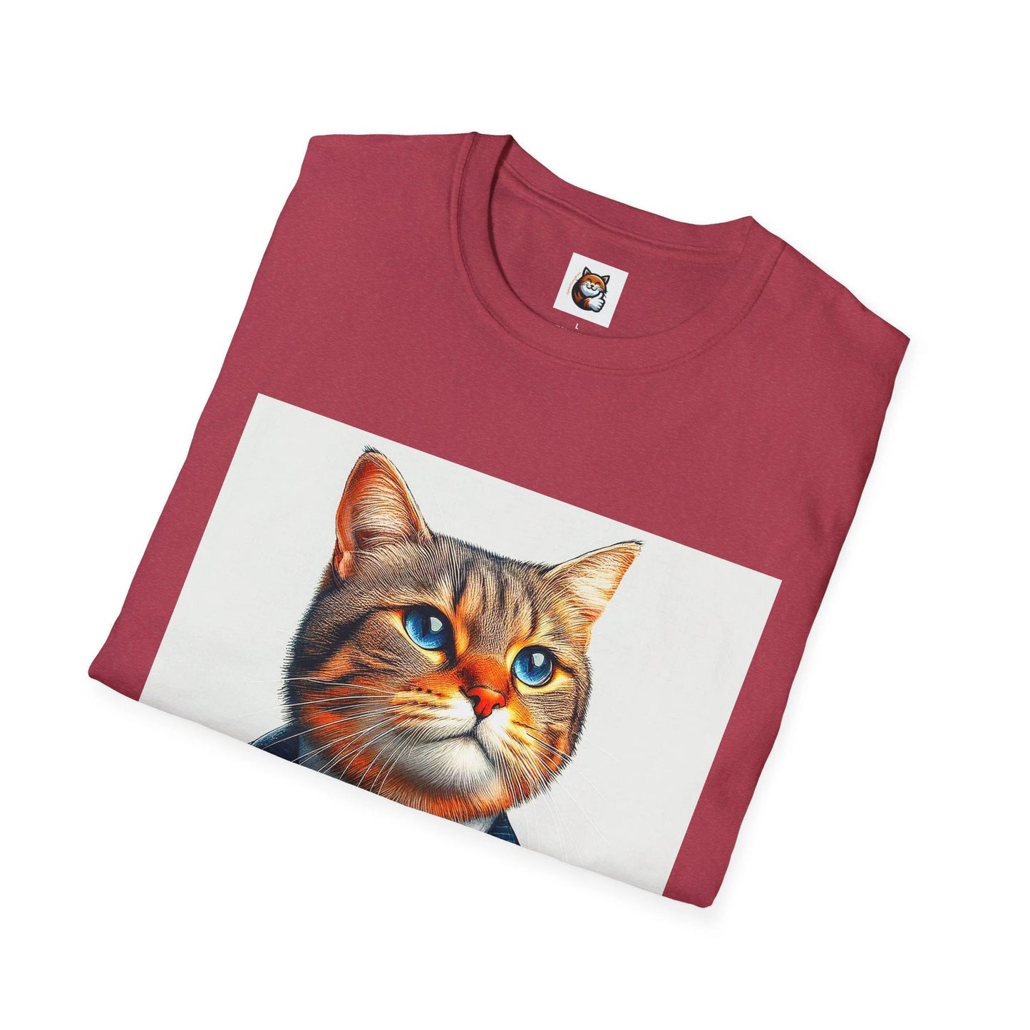 Domestic Cat Unisex Softstyle T-Shirt by Printify