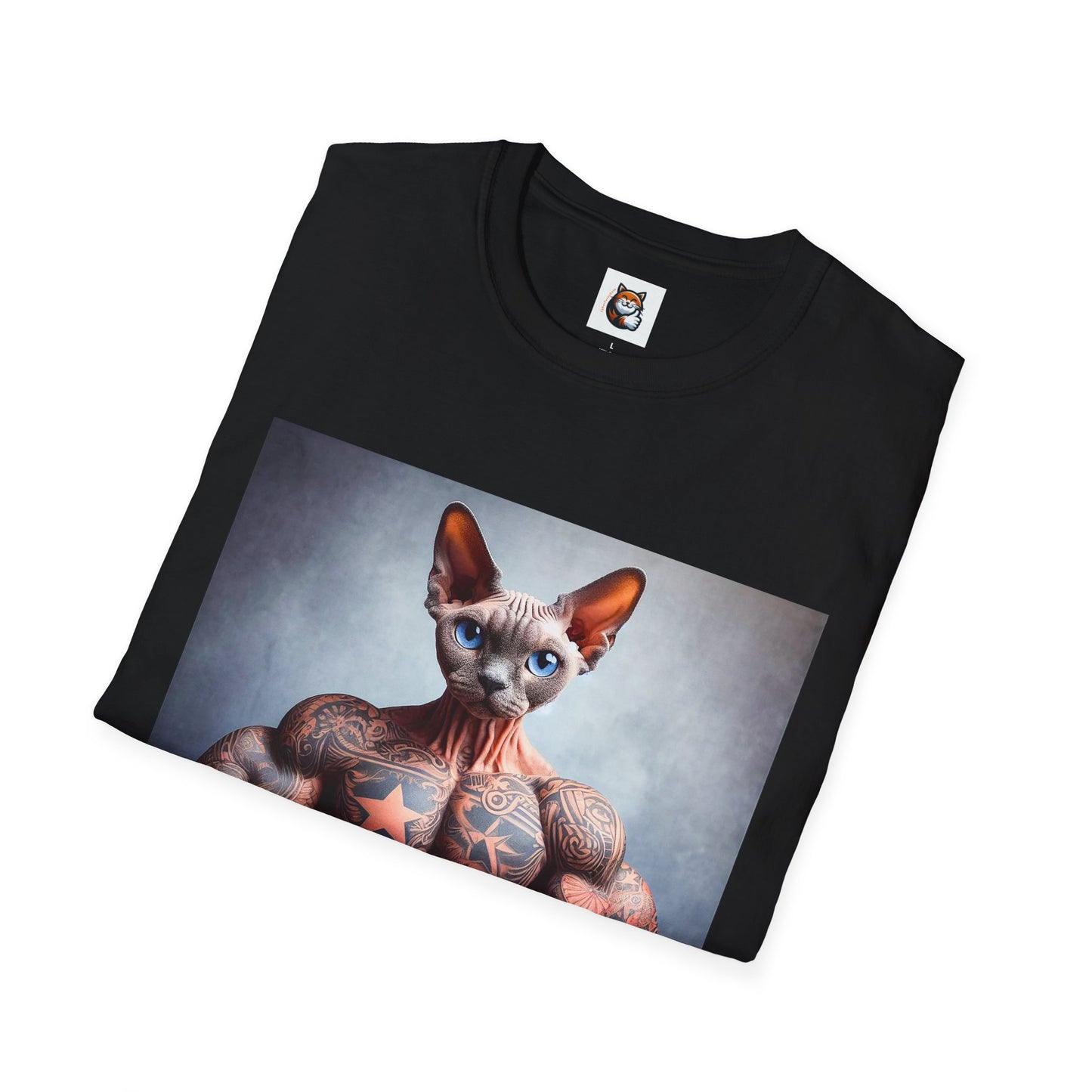 Devon Rex Cat Unisex Softstyle T-Shirt