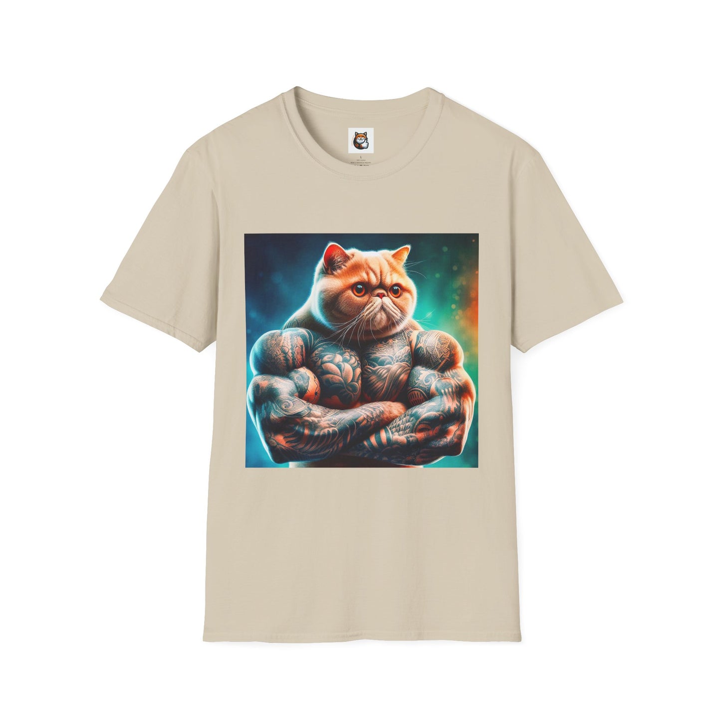 Exotic Shorthair Cat Unisex Softstyle T-Shirt