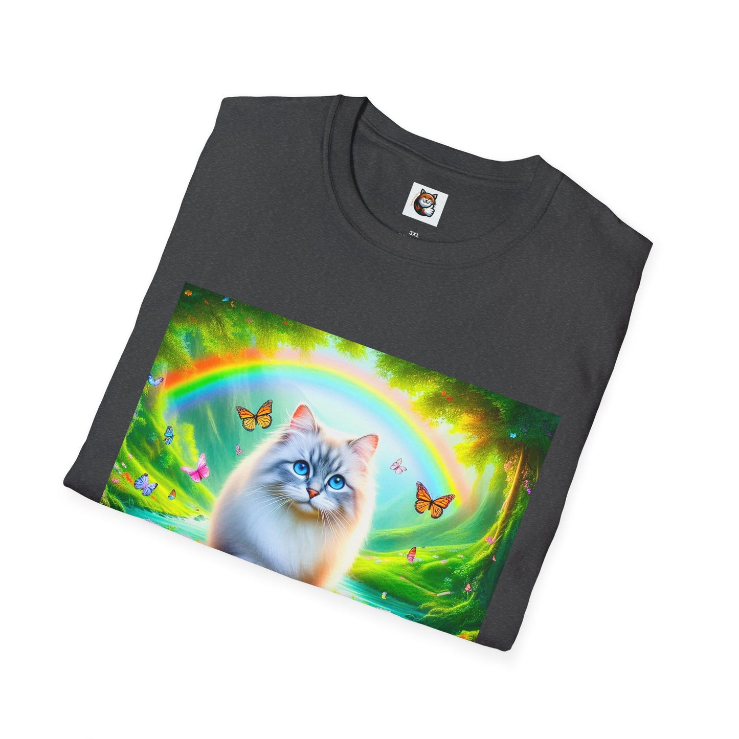 Siberian Cat pretty garden shirt