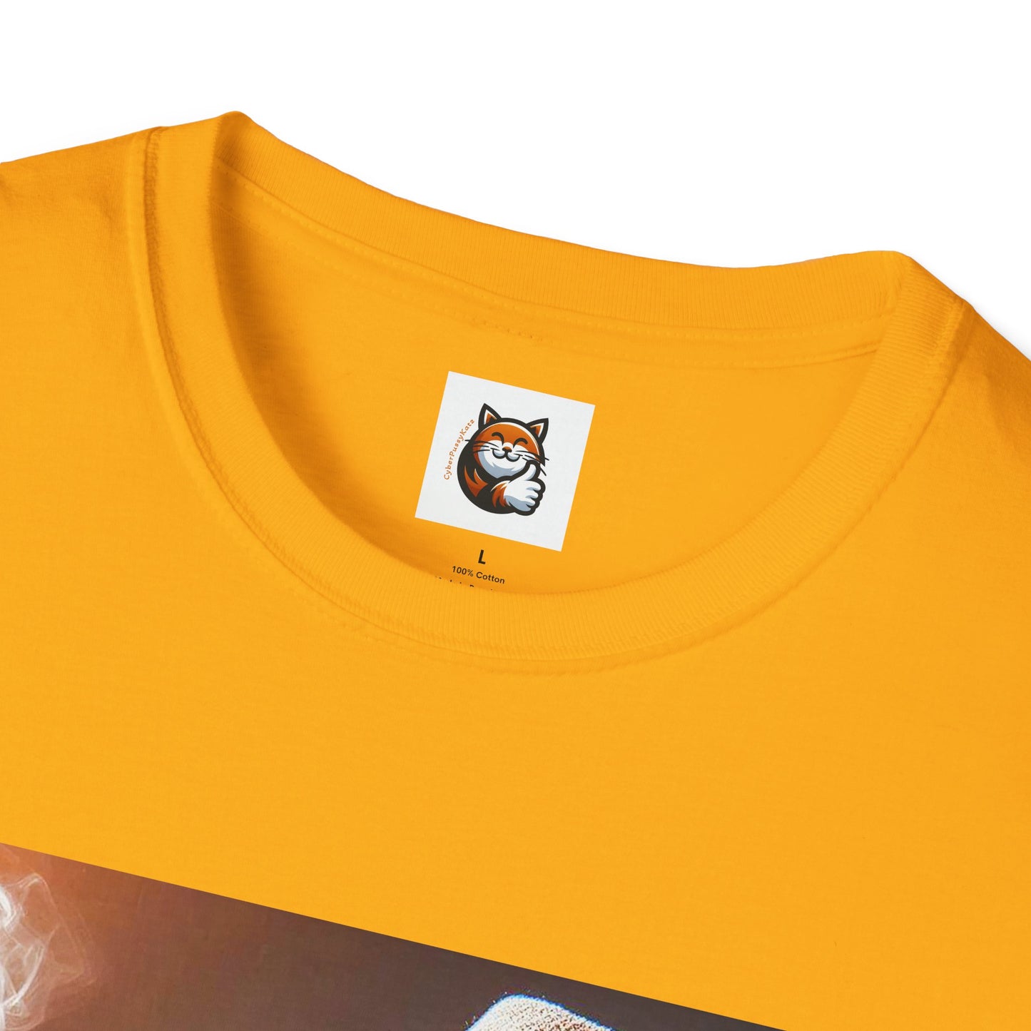 Devon Rex Cat whiskey drinker Softstyle T-Shirt