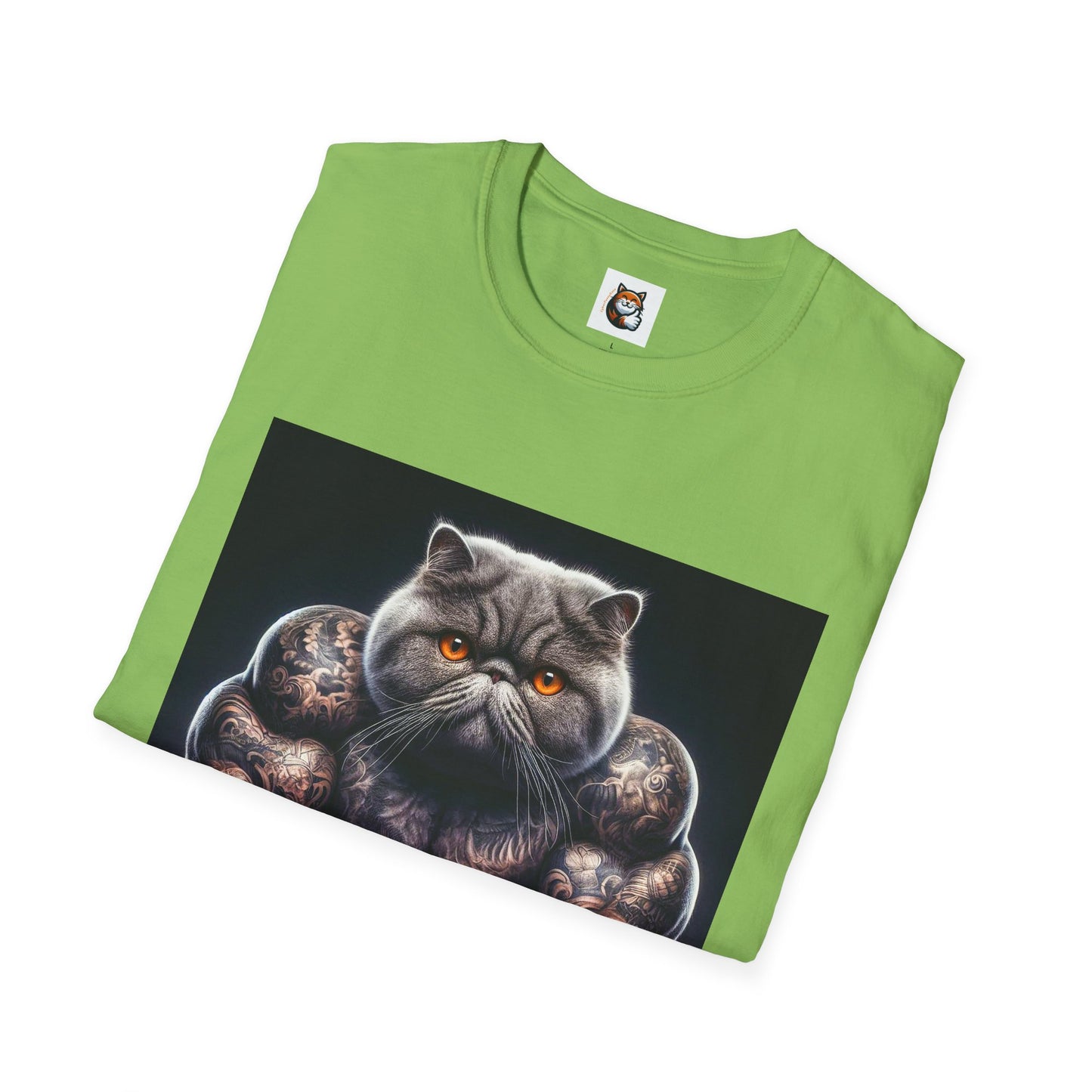 Exotic Shorthair Cat Unisex Softstyle T-Shirt