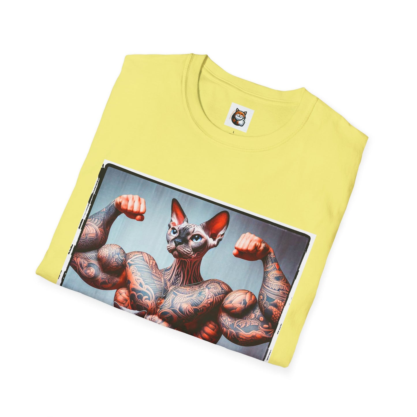 Devon Rex Cat Unisex Softstyle T-Shirt