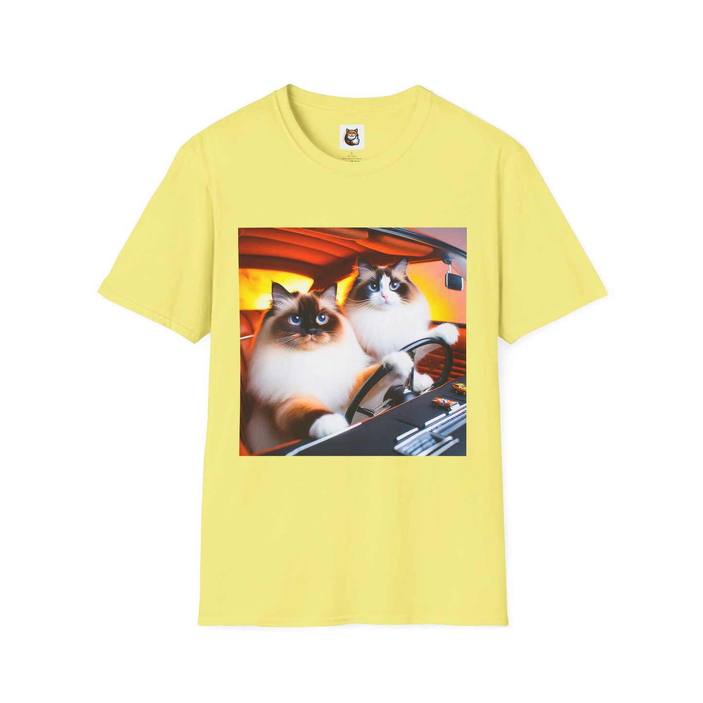 Wacky Ragdoll Unisex Softstyle T-Shirt