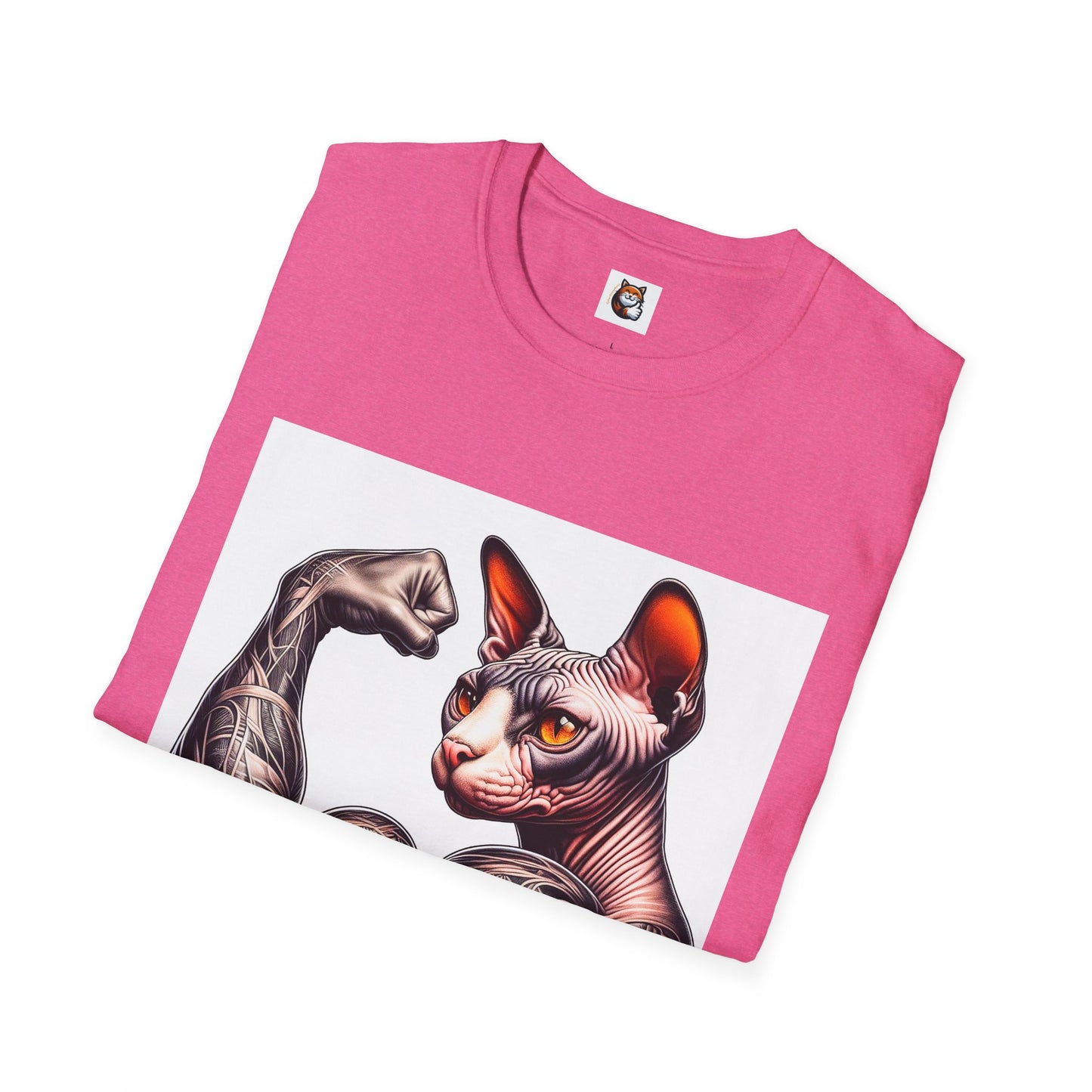 Sphynx Cat muscle man
