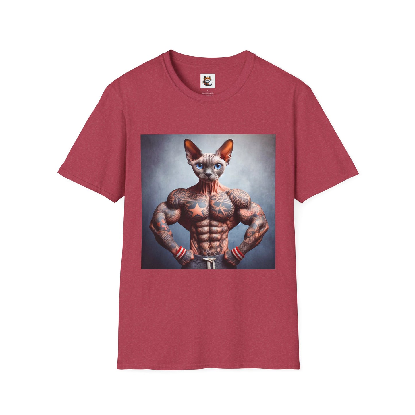 Devon Rex Cat Unisex Softstyle T-Shirt