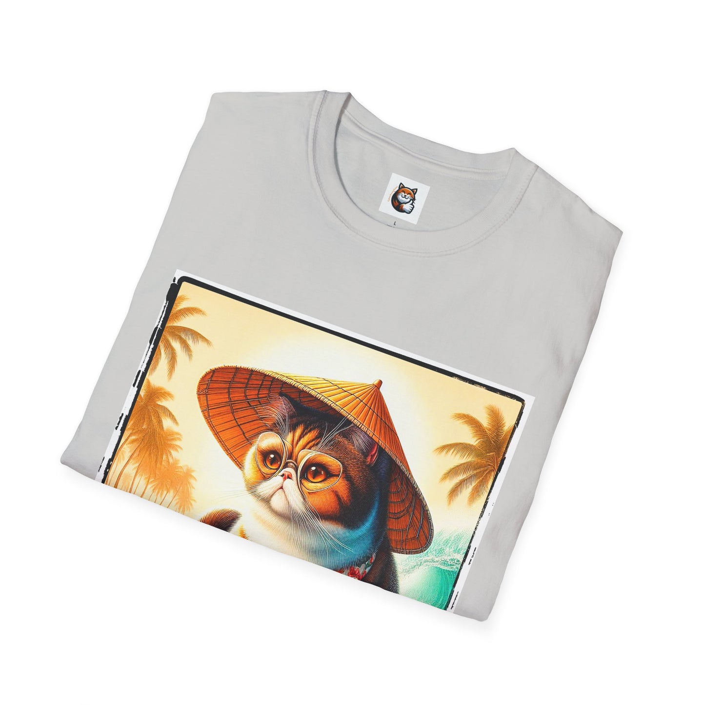 Exotic Shorthair Cat Unisex Softstyle T-Shirt