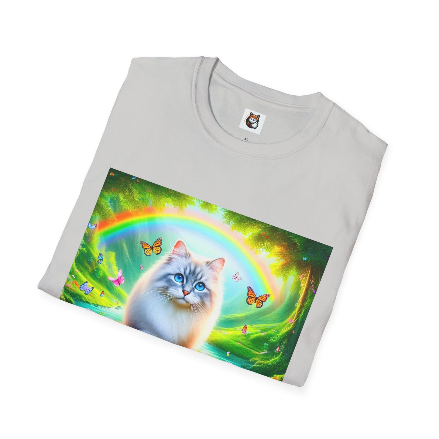 Siberian Cat pretty garden shirt