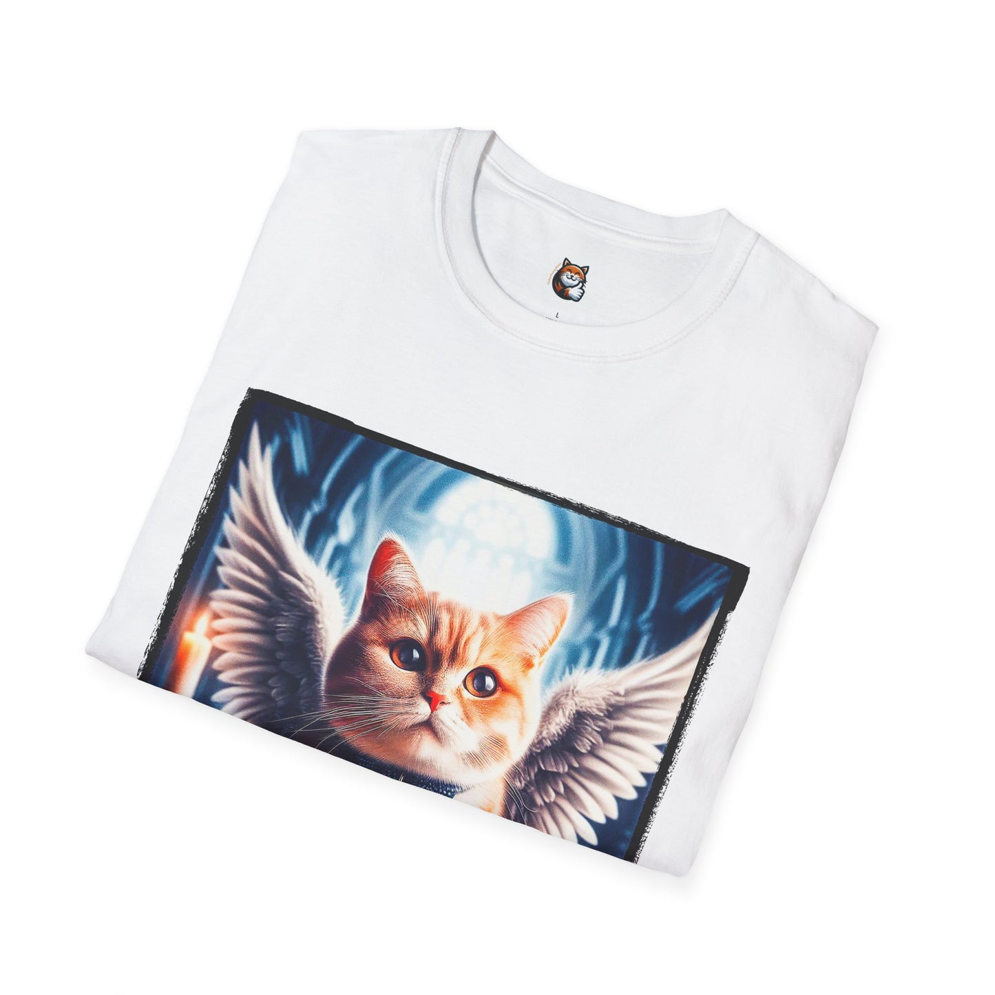 Domestic Cat Angel and clouds T-Shirt