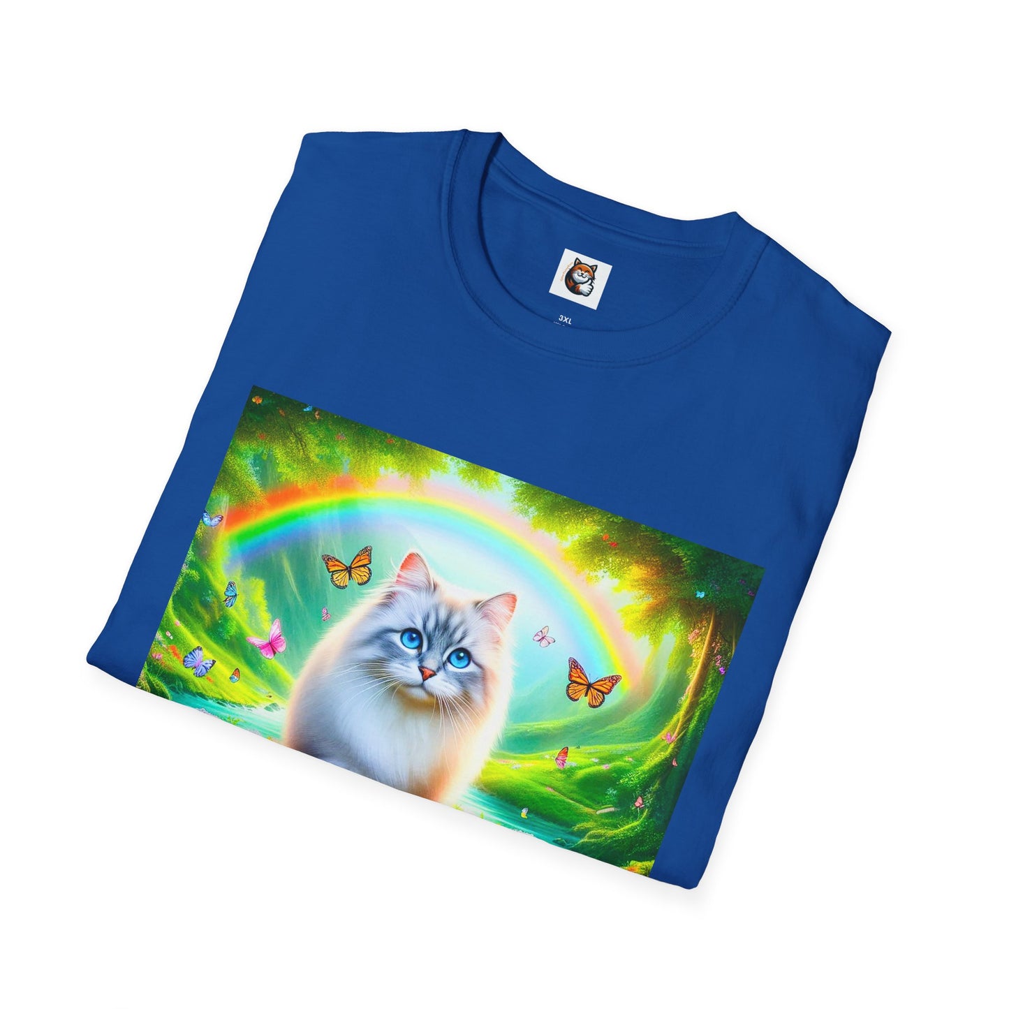 Siberian Cat pretty garden shirt