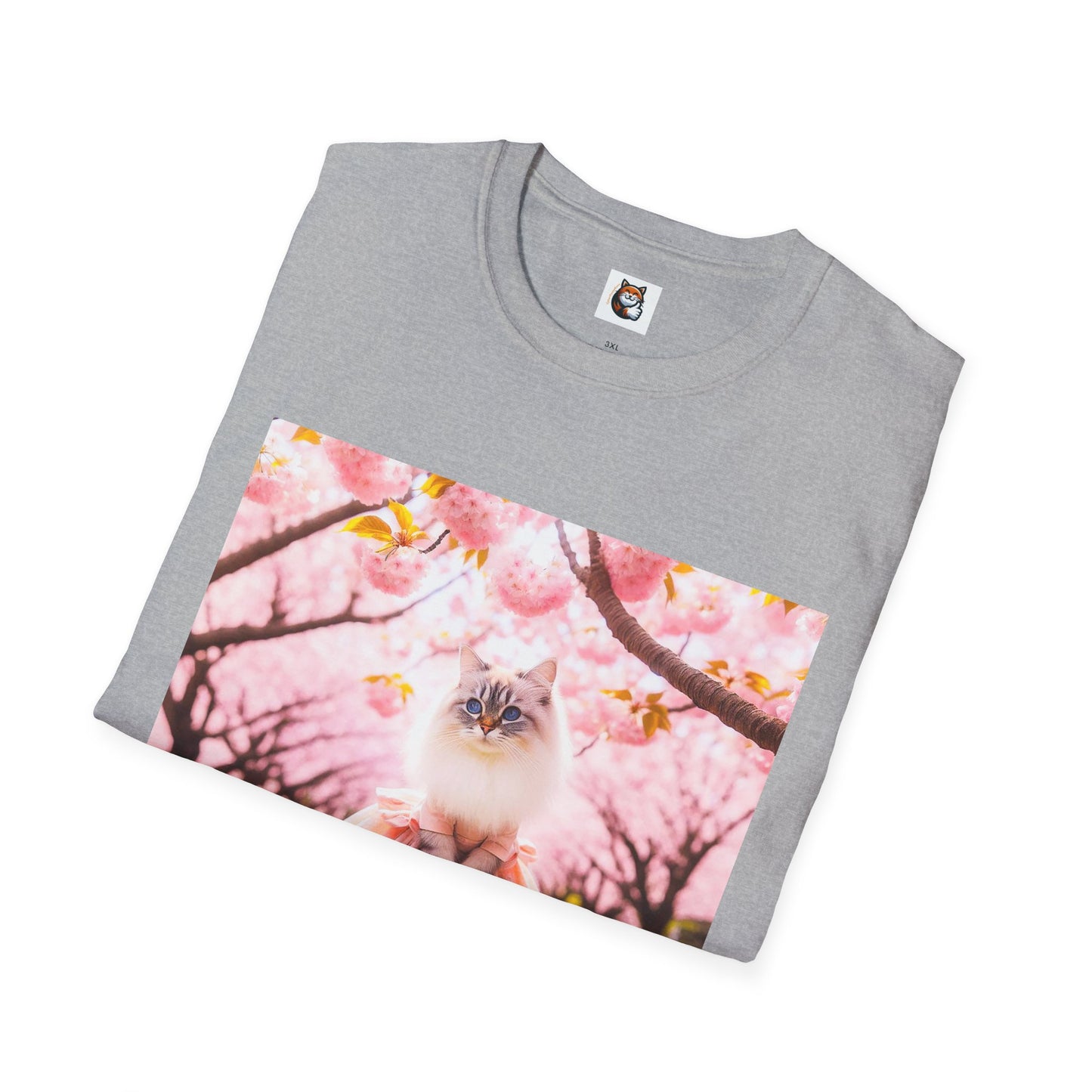 Siberian Cat pink dress shirt