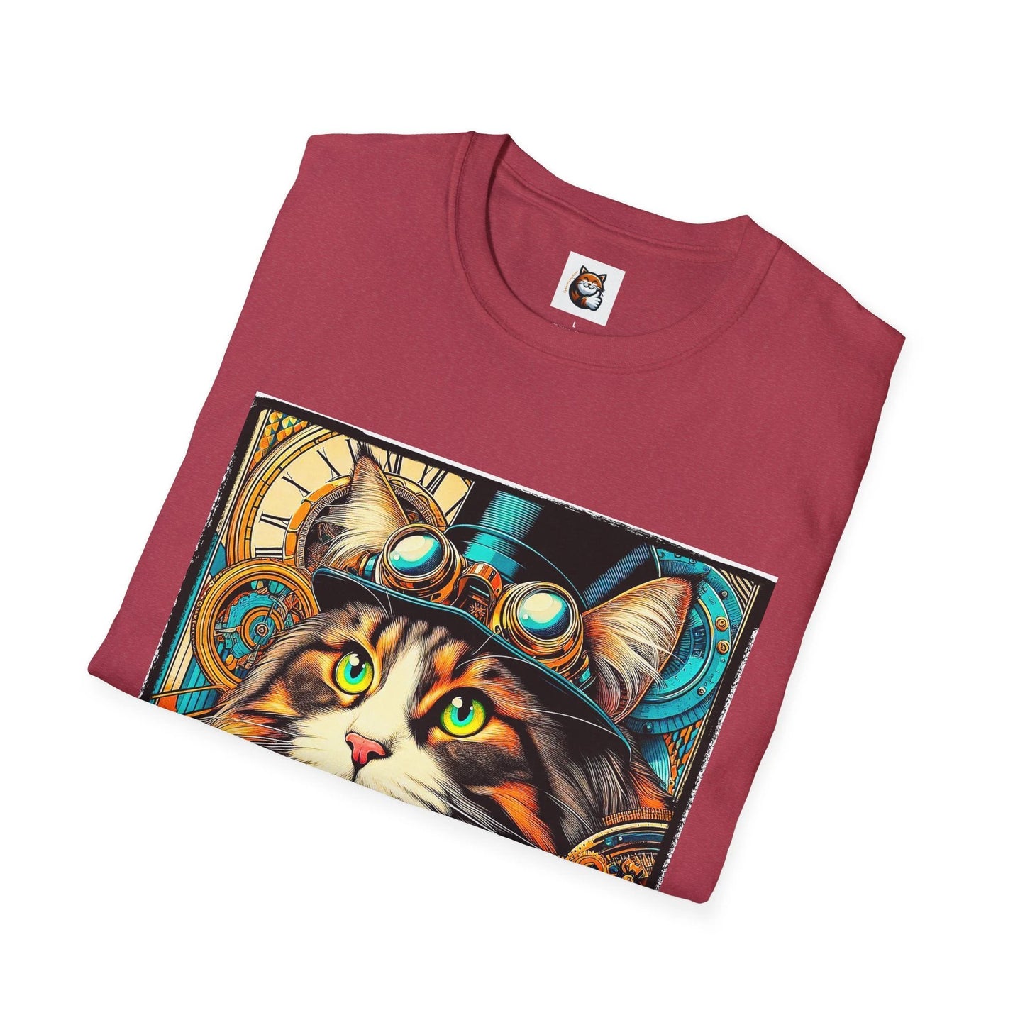 Norwegian Forest Cat Unisex Softstyle T-Shirt by Printify