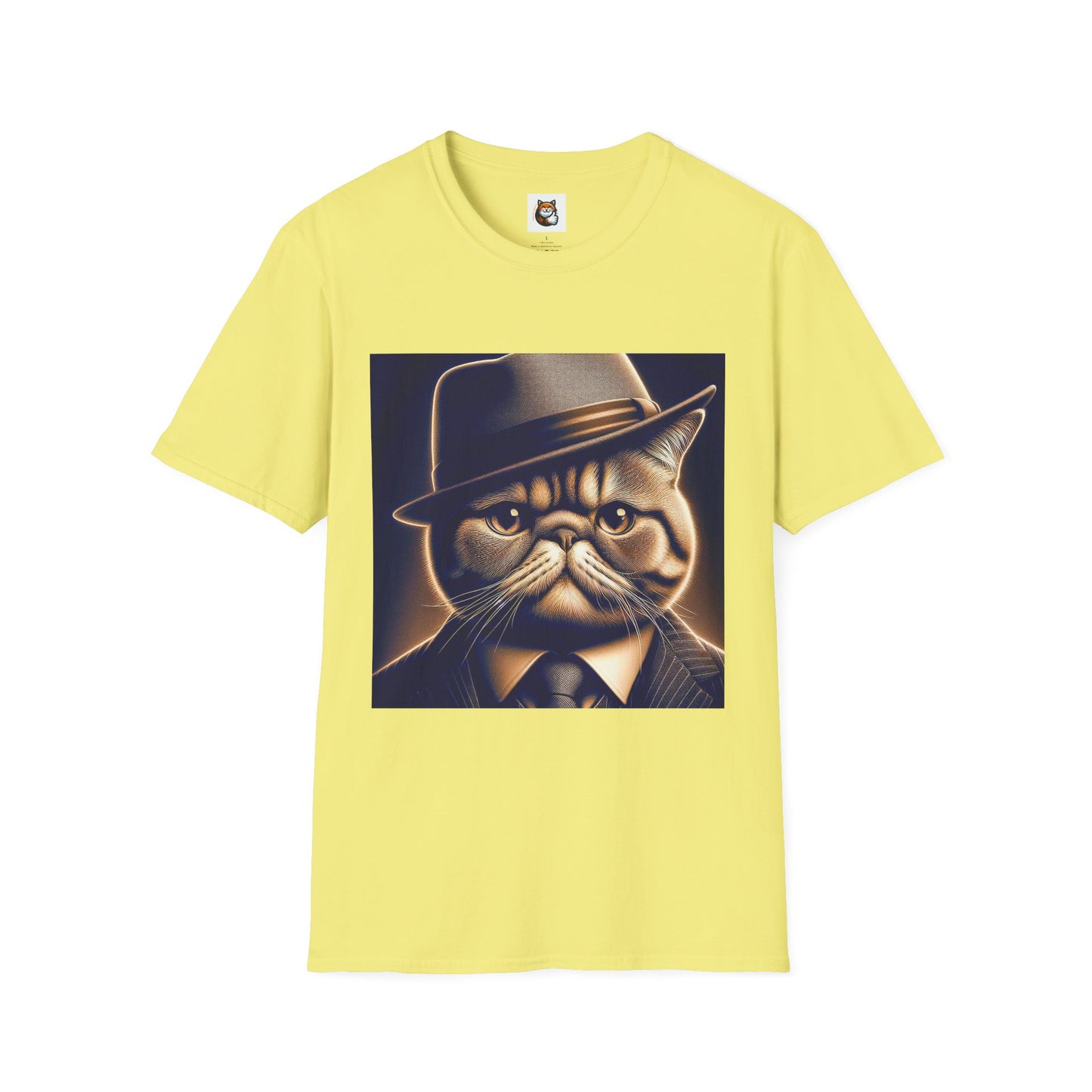 Exotic Shorthair Cat Unisex Softstyle T-Shirt