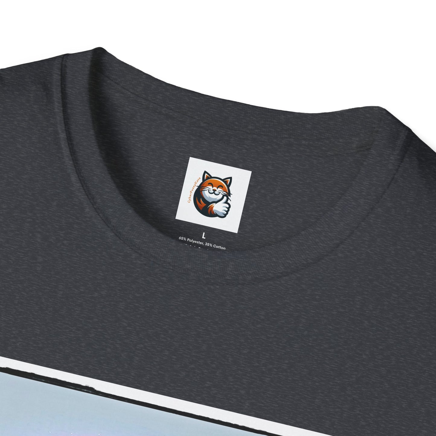Devon Rex Cat rainbow Softstyle T-Shirt