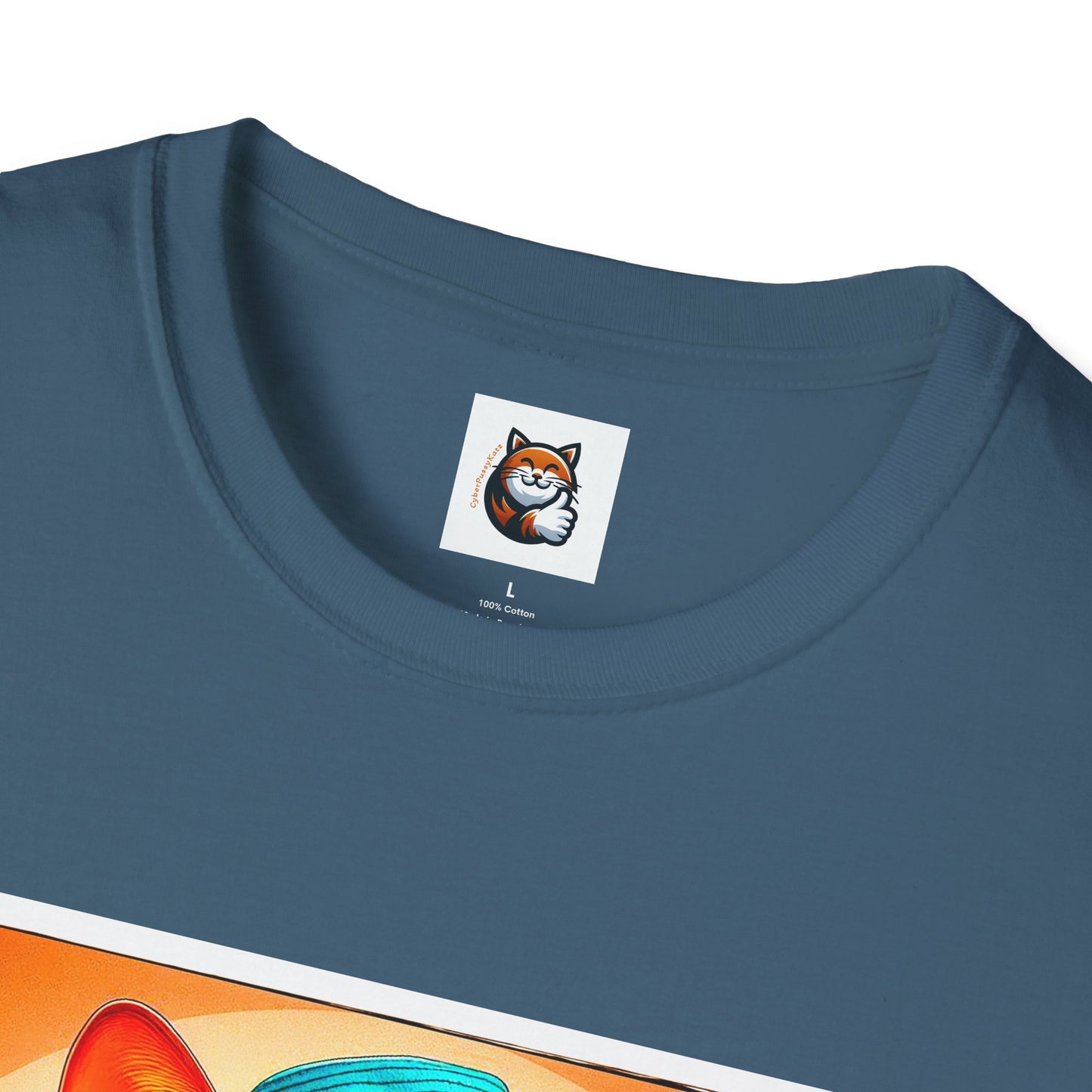 Abyssinian surfing Softstyle T-Shirt