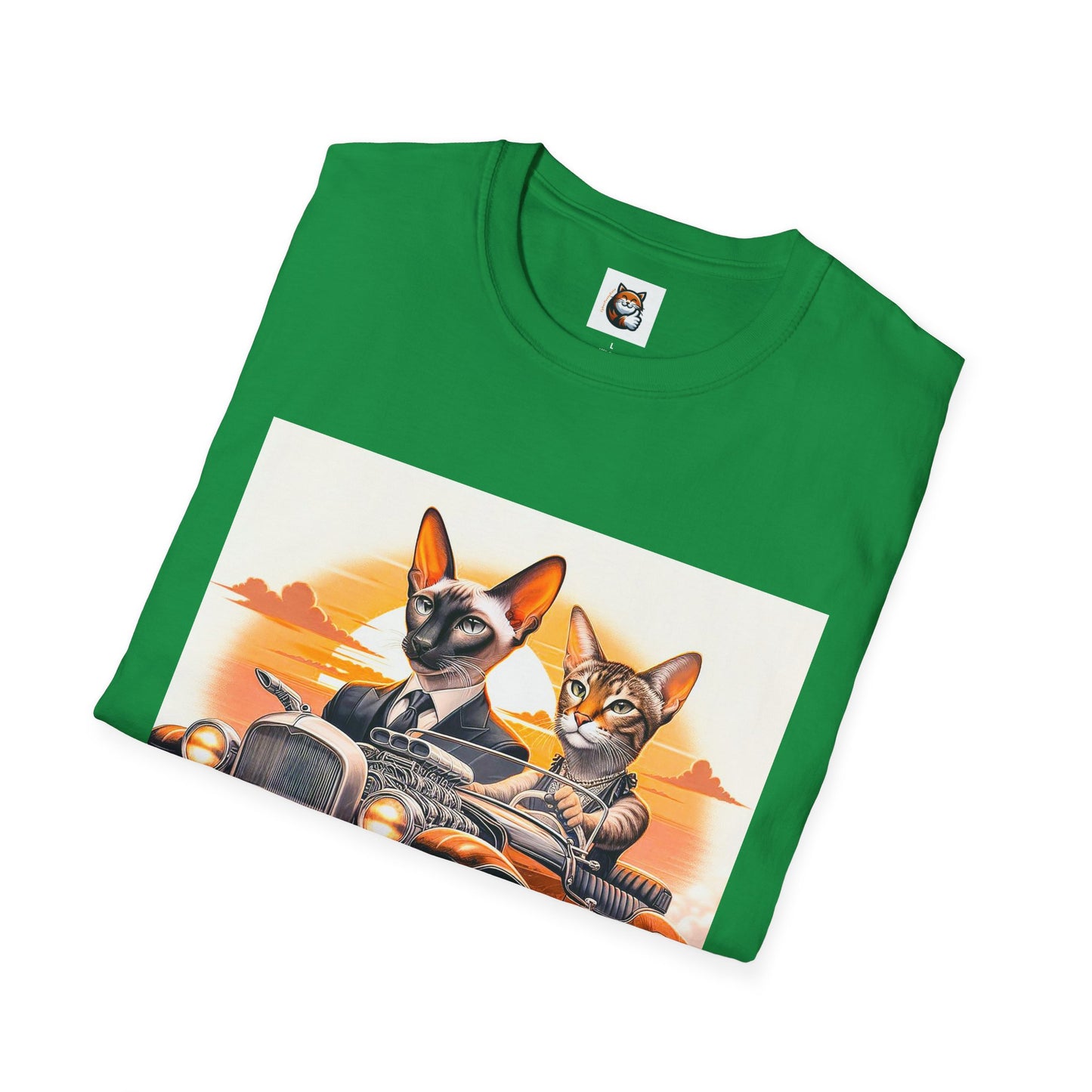 Wacky Oriental Shorthair Unisex Softstyle T-Shirt
