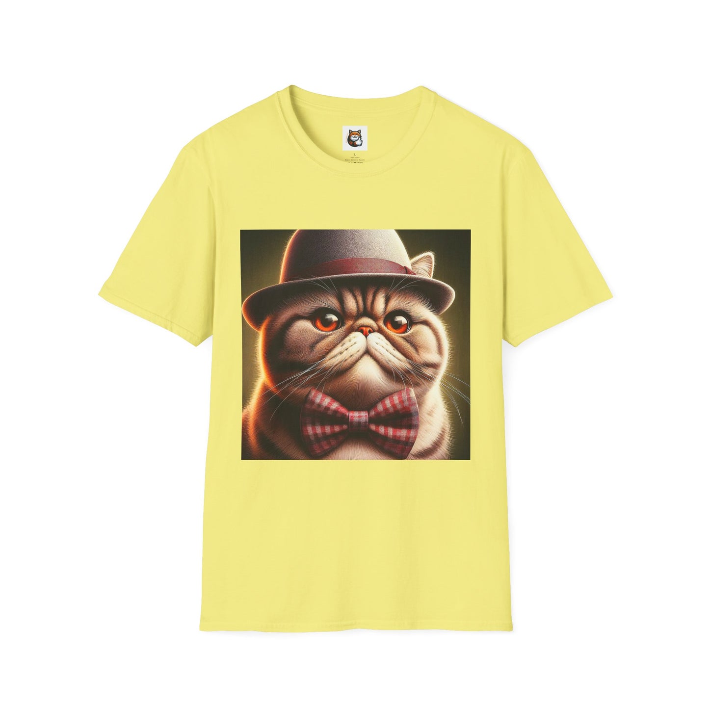 Exotic Shorthair Cat Unisex Softstyle T-Shirt