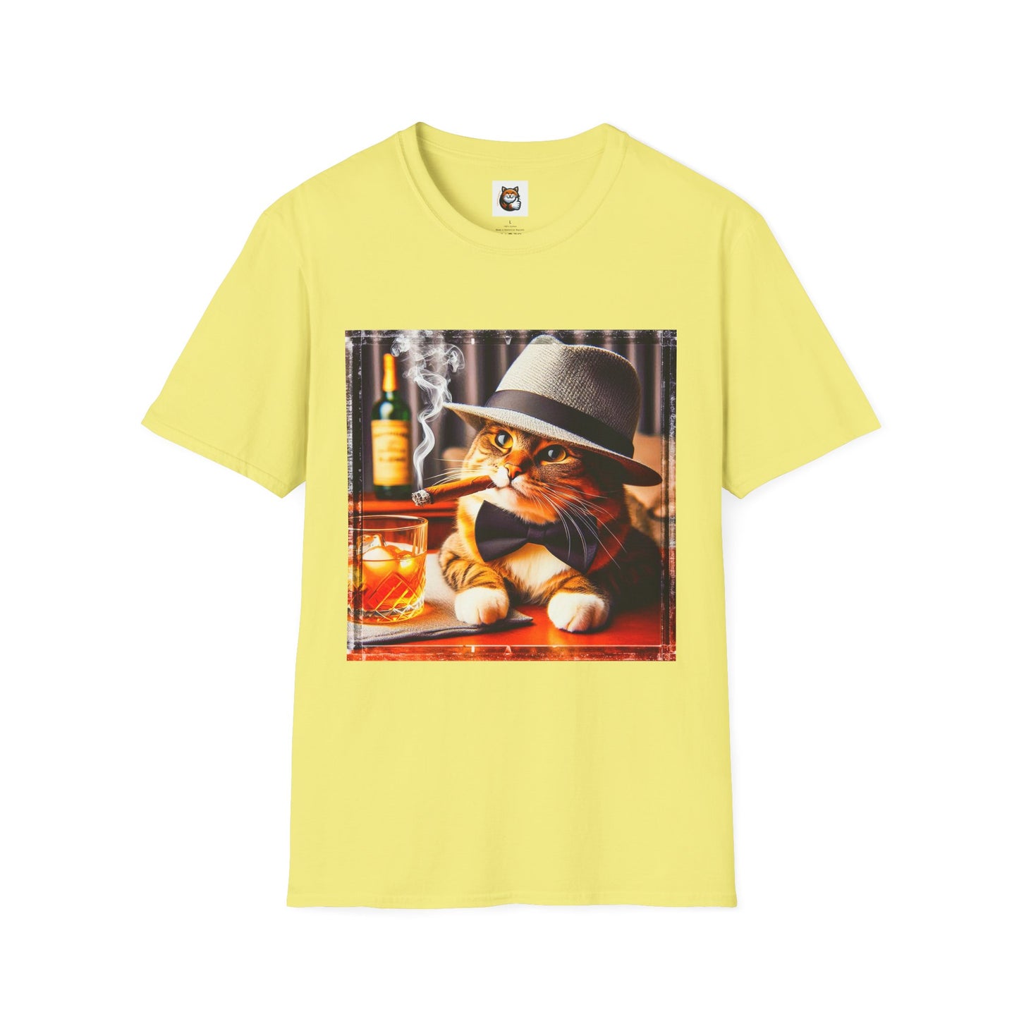 Domestic Cat Unisex Softstyle T-Shirt