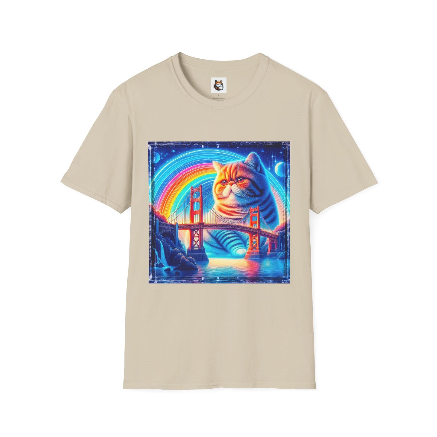 Exotic Shorthair Cat Unisex Softstyle T-Shirt