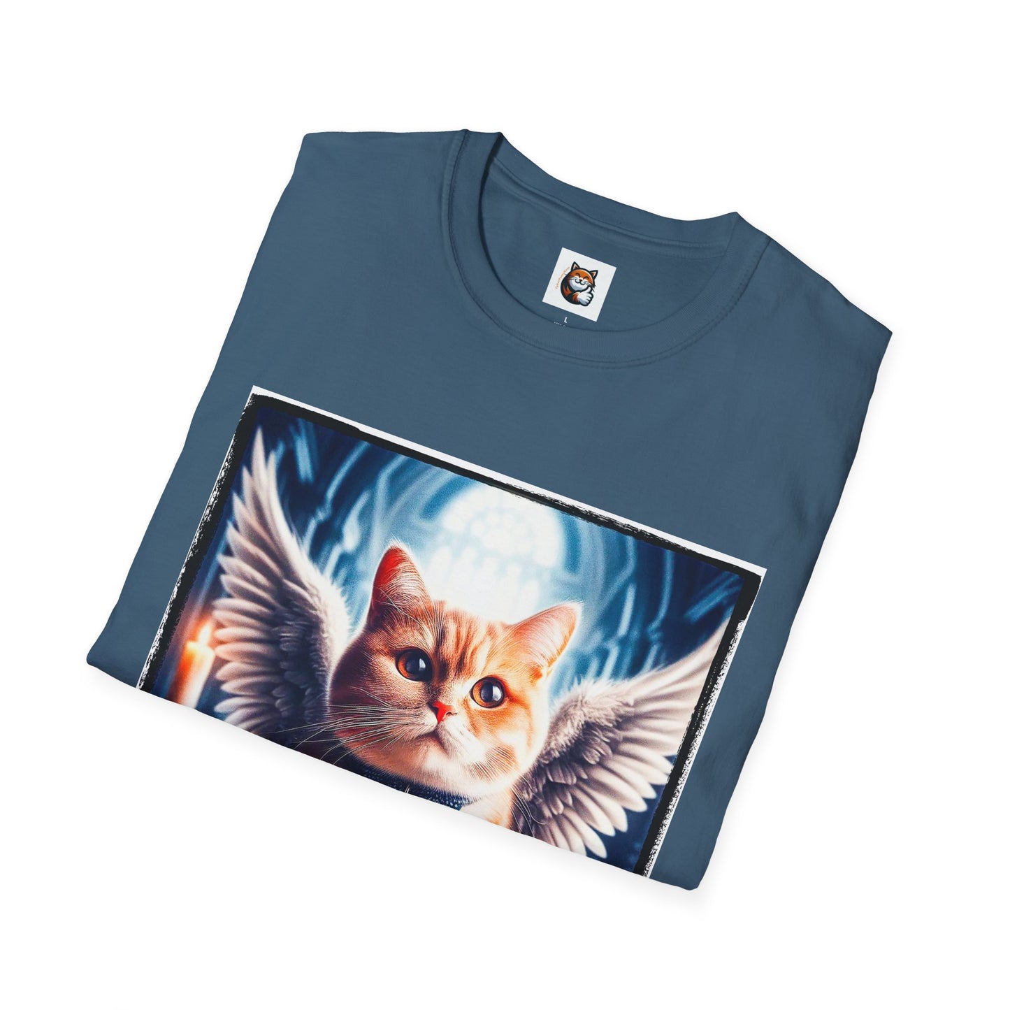 Domestic Cat Angel and clouds T-Shirt