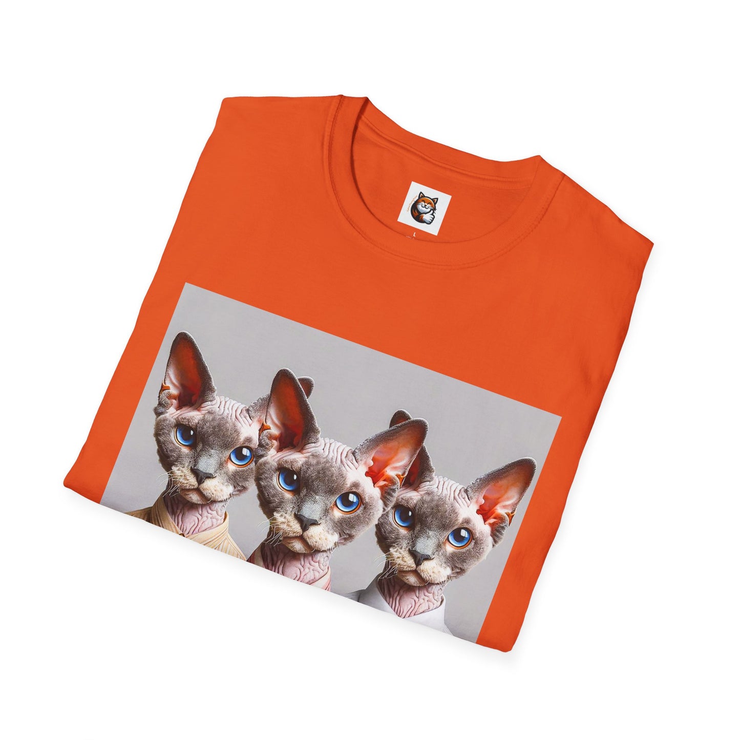 Devon Rex Cat business suits Softstyle T-Shirt