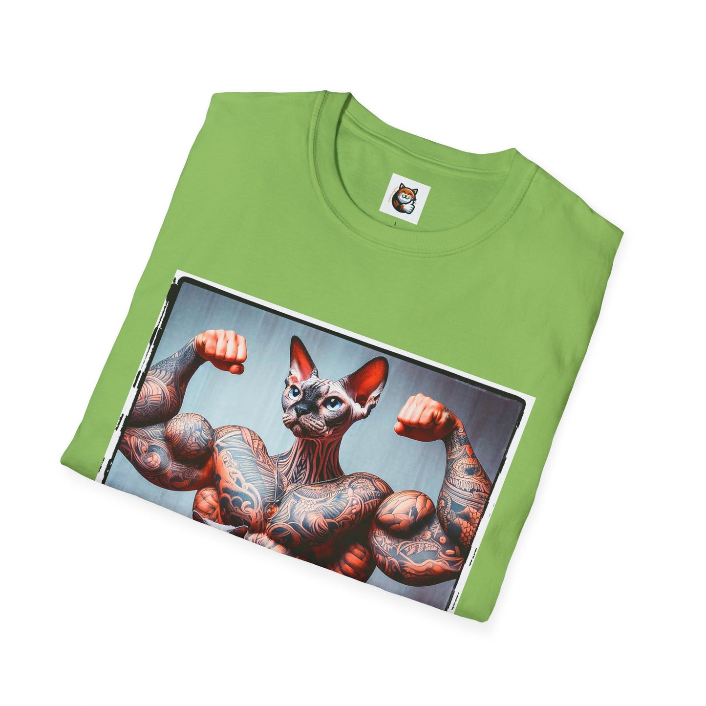 Devon Rex Cat Unisex Softstyle T-Shirt