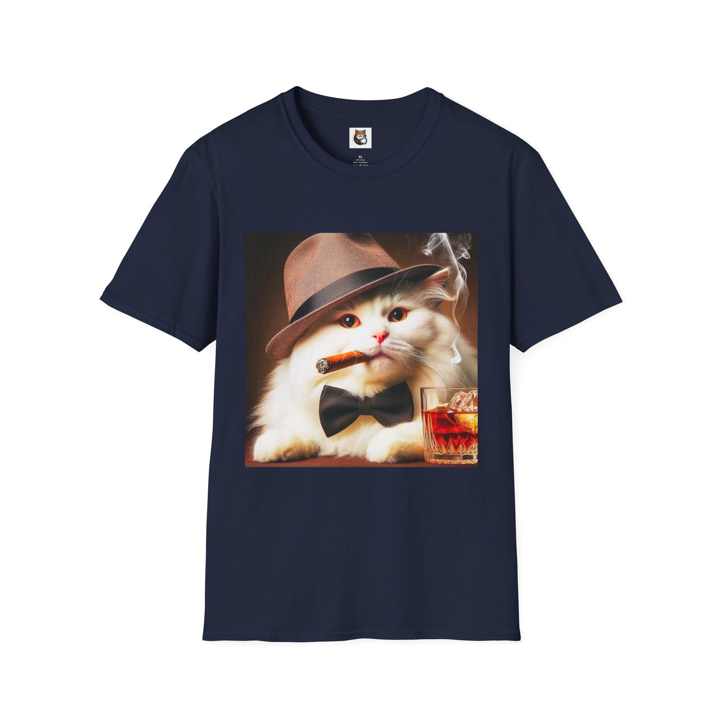 Siberian Cat bar smoking shirt