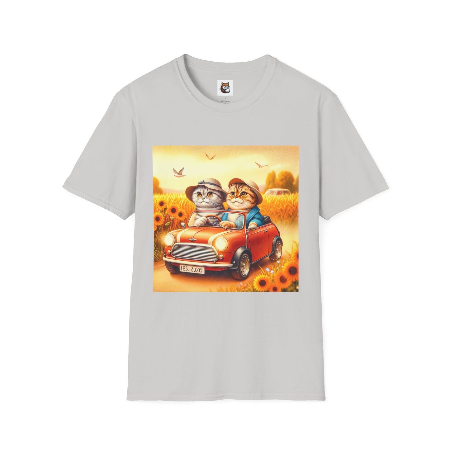 Scottish Fold pretty flowers shirt