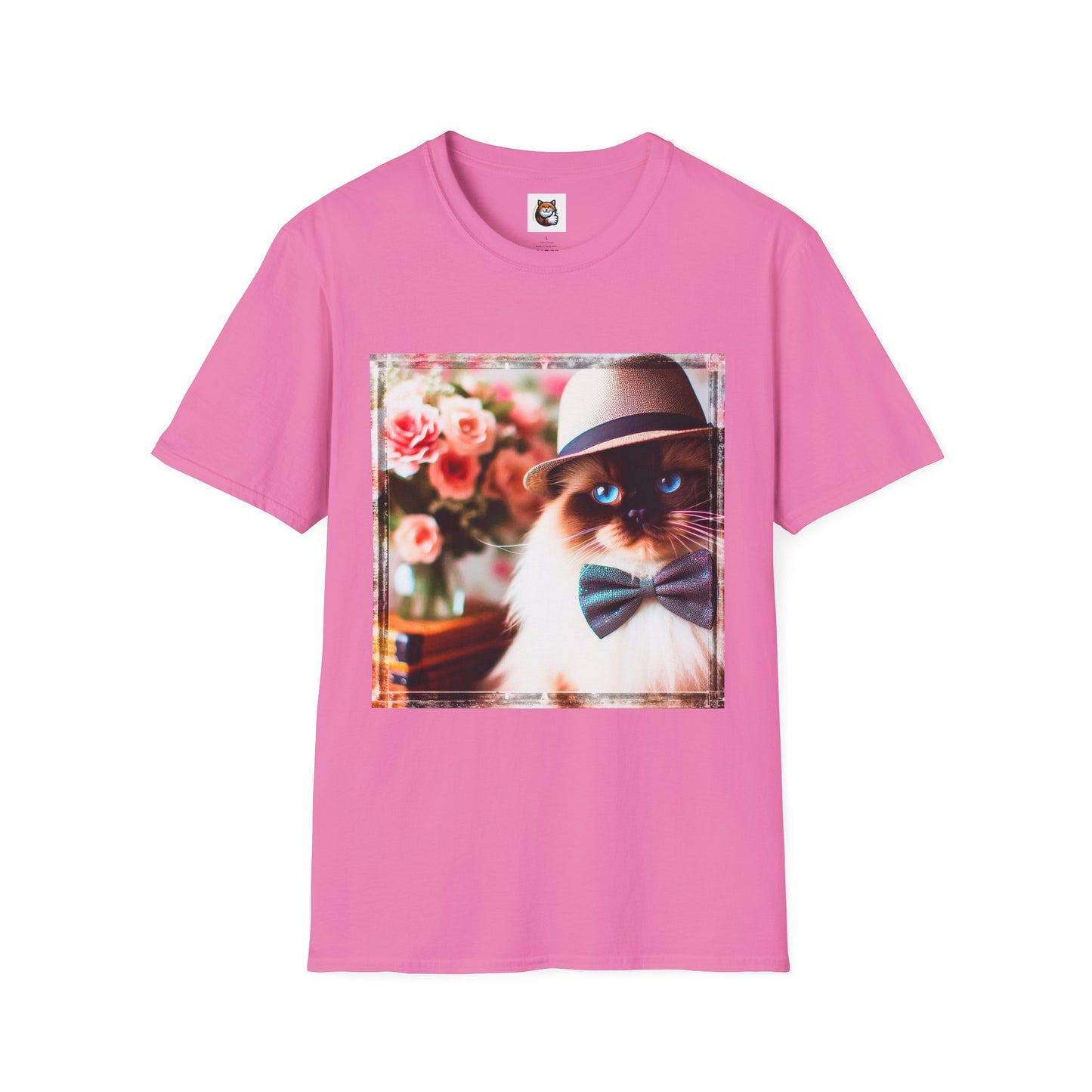 Ragdoll Unisex bow tie and hat T-Shirt