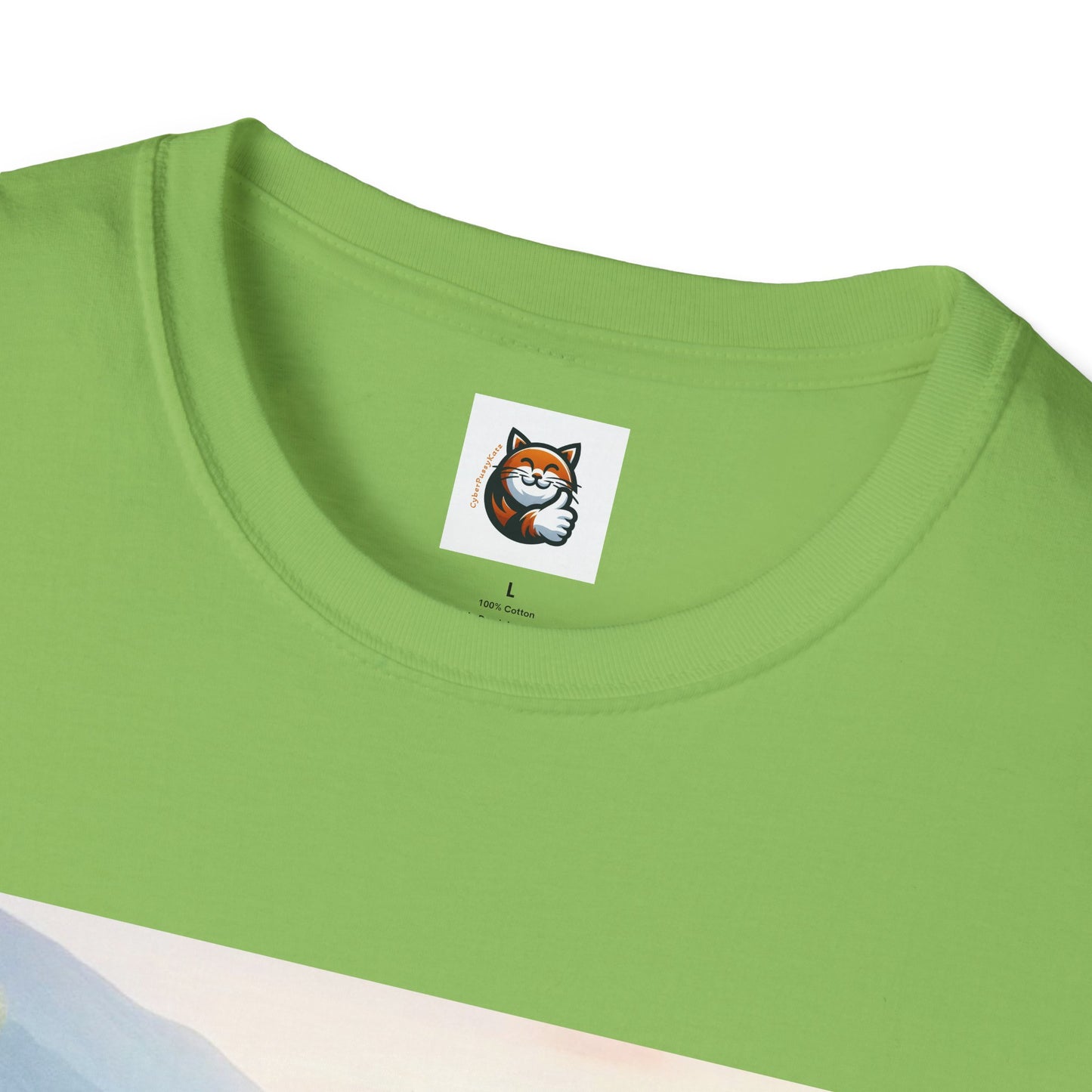 Wacky Norwegian Forest Cat Unisex Softstyle T-Shirt