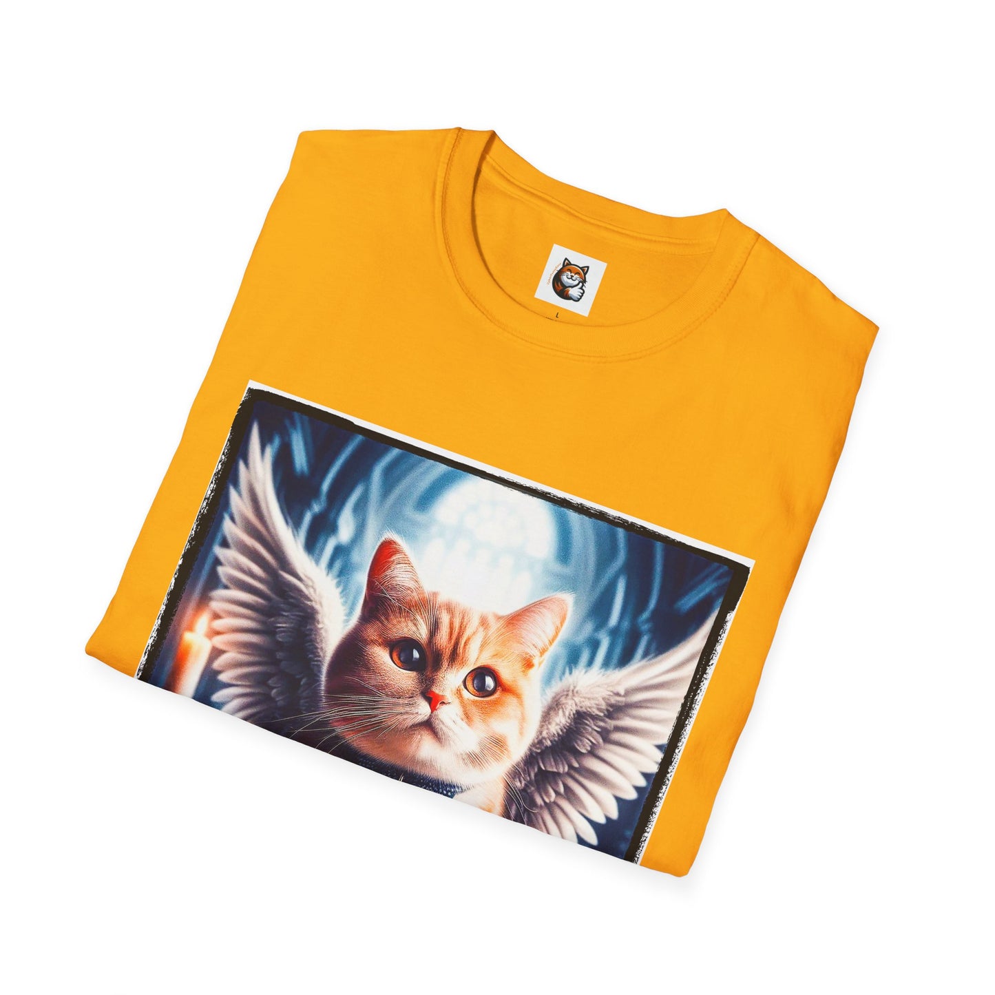 Domestic Cat Angel and clouds T-Shirt