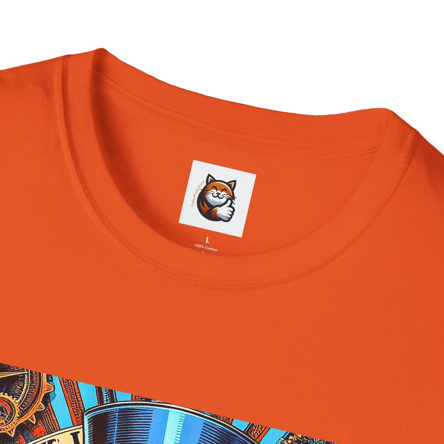 Russian Blue Cat Unisex Softstyle T-Shirt