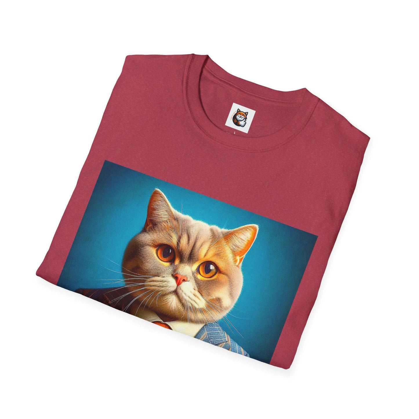 Domestic Cat Unisex Softstyle T-Shirt by Printify